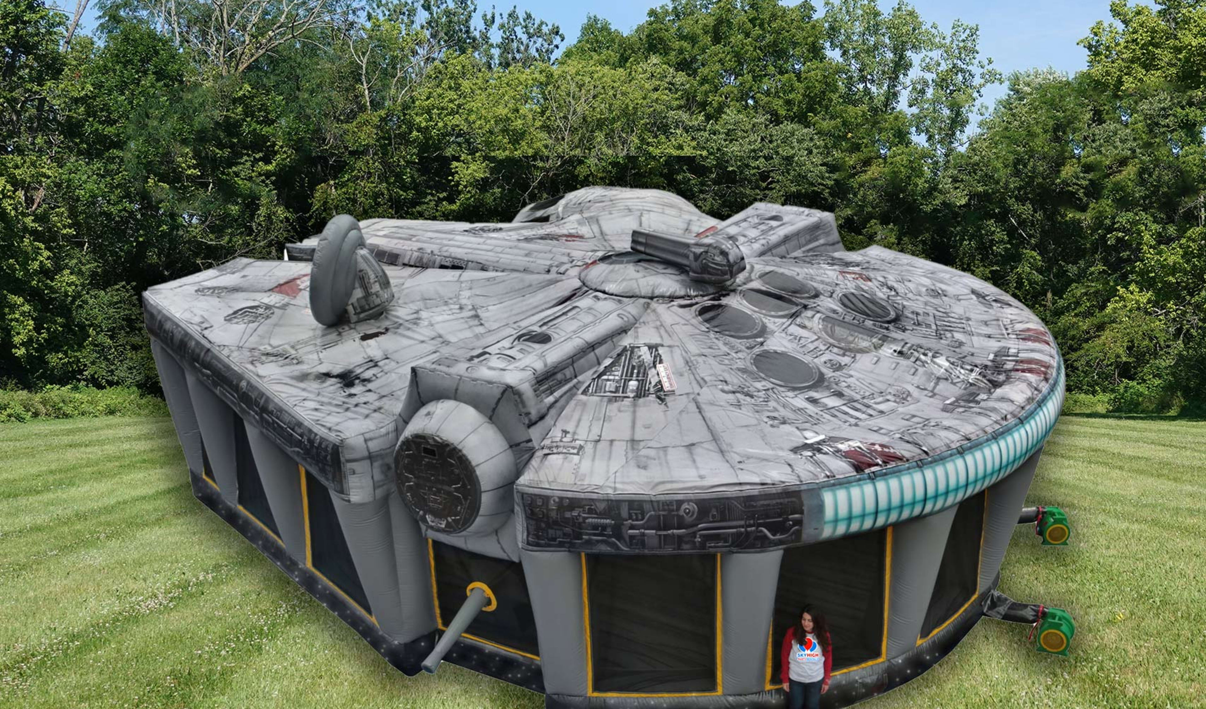 Star Wars Millennium Big Falcon Bouncer Rental