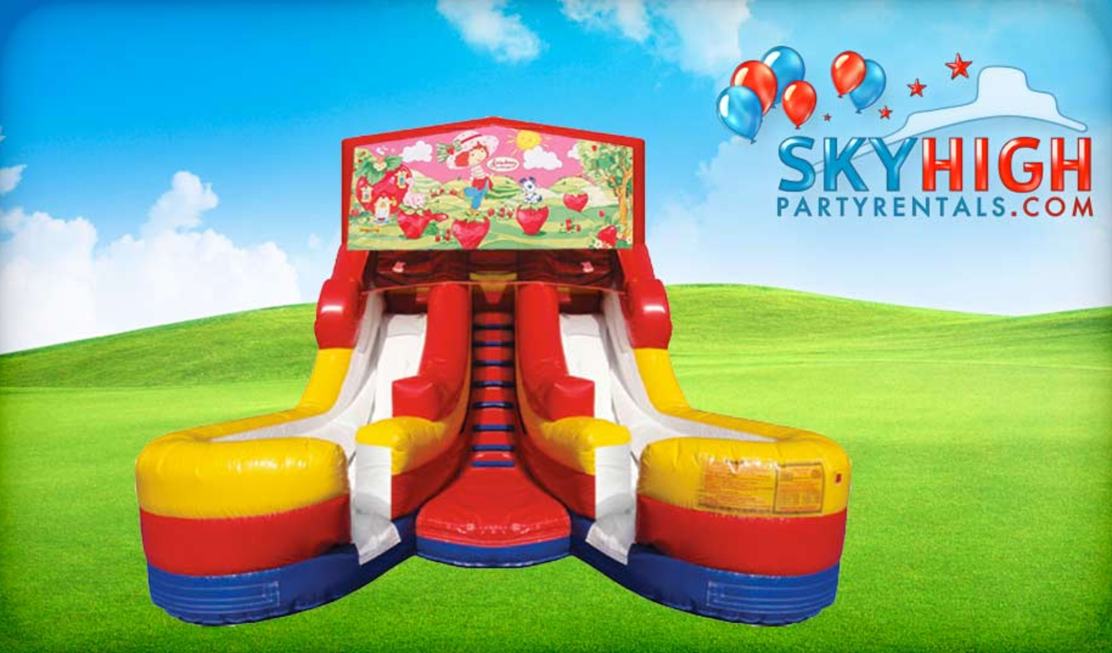 Girl Themed Strawberry Shortcake Water Slide