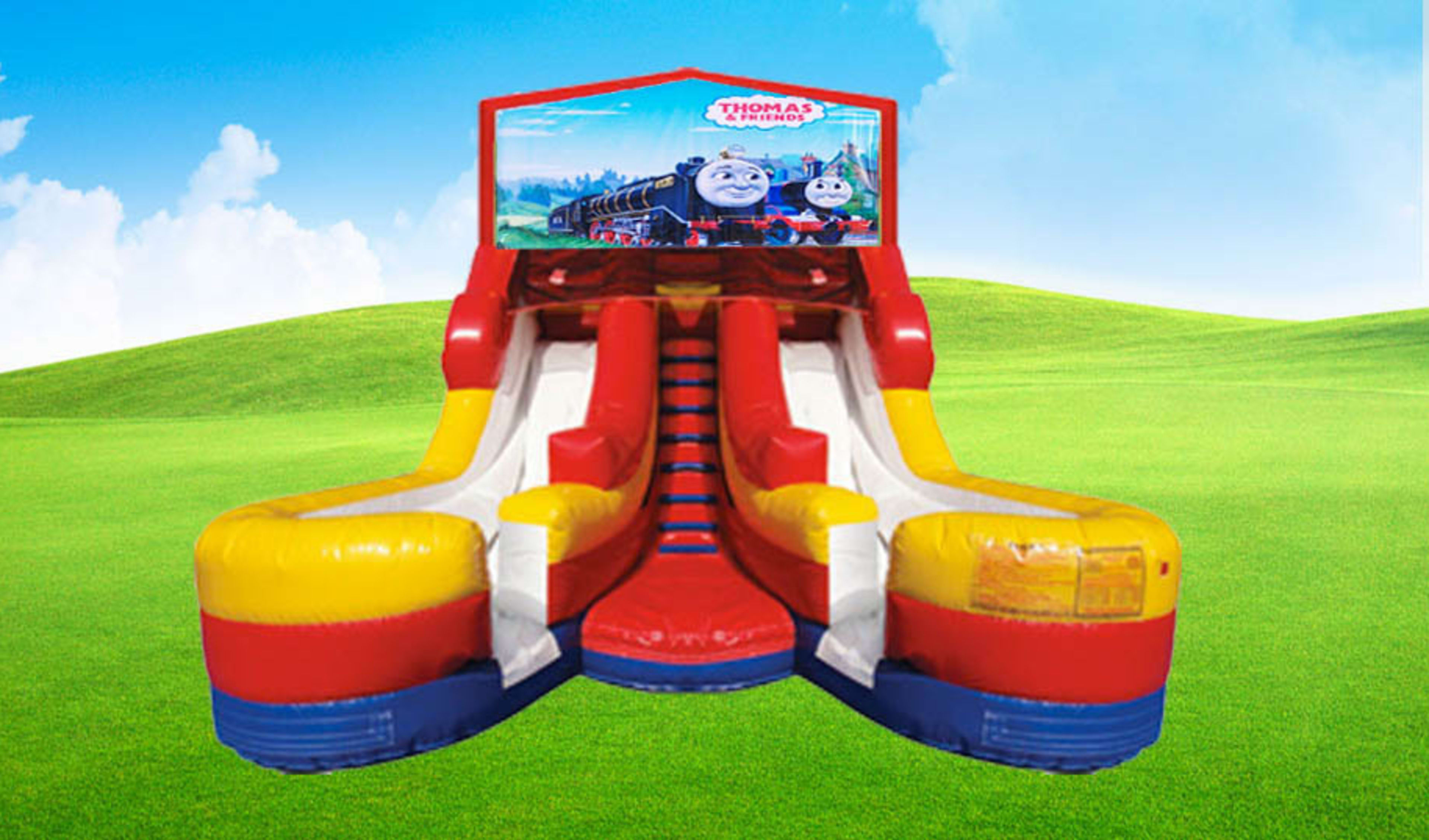 Double Lane Thomas the Train Slide Rental