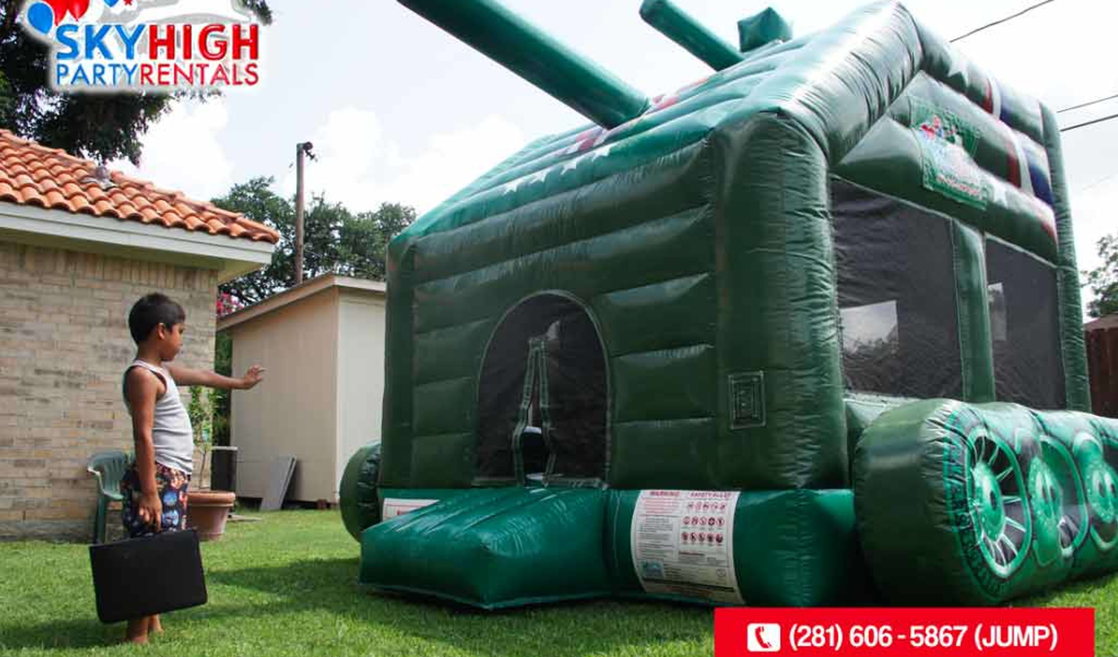 Tank Bounce House For Rent