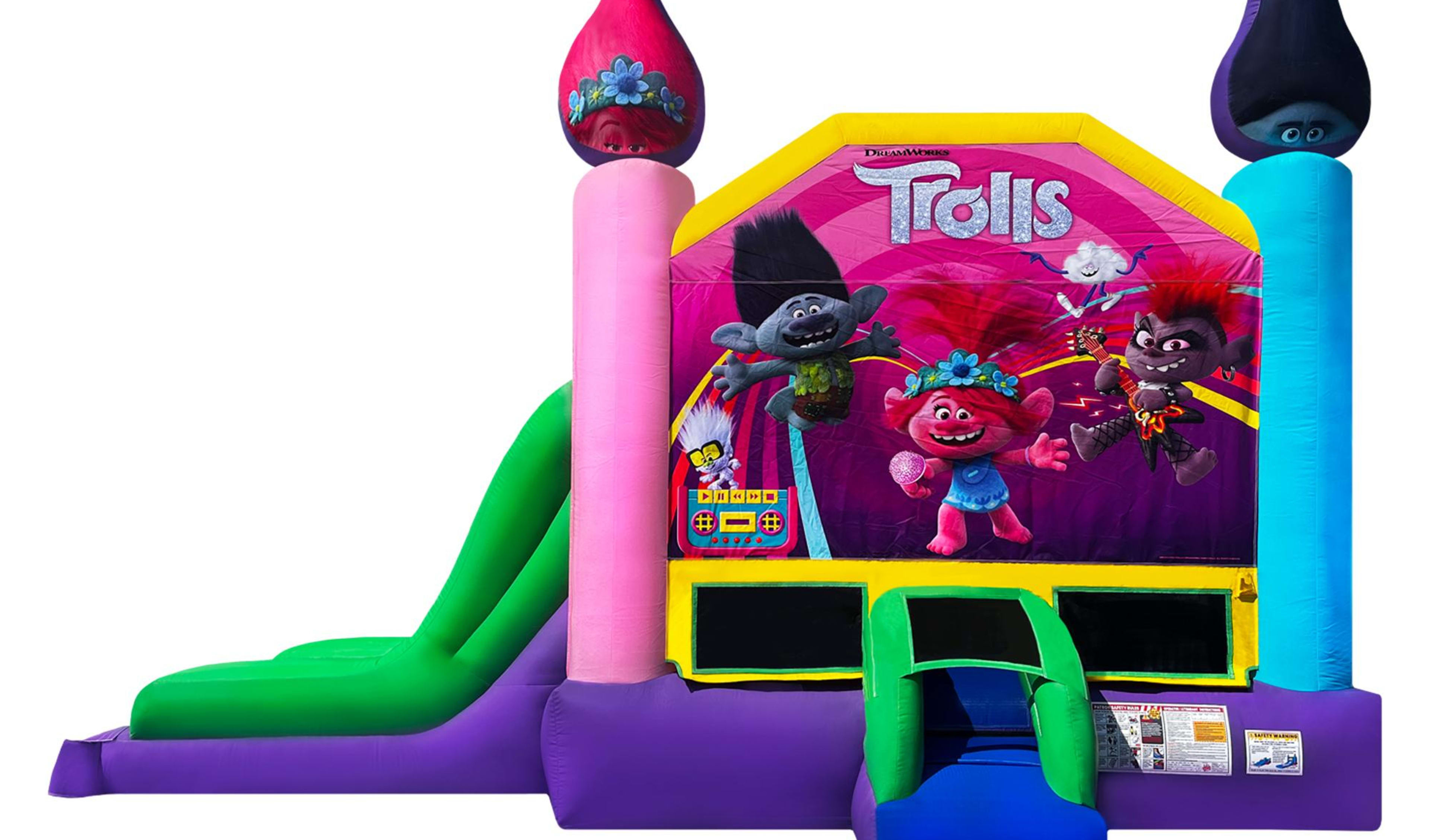 Trolls EZ Combo Bounce House Rental