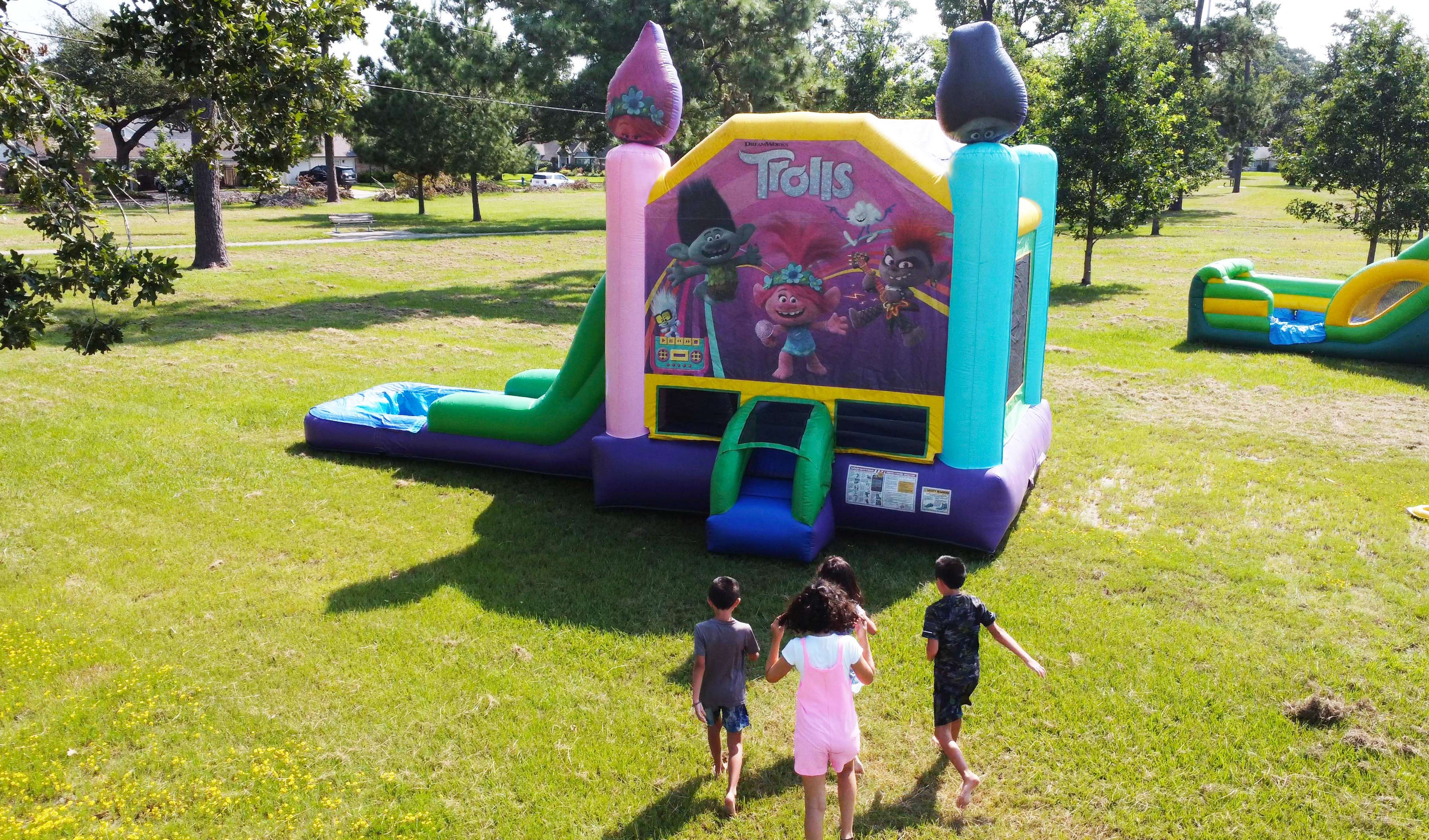 Trolls EZ Combo Bounce House Rental