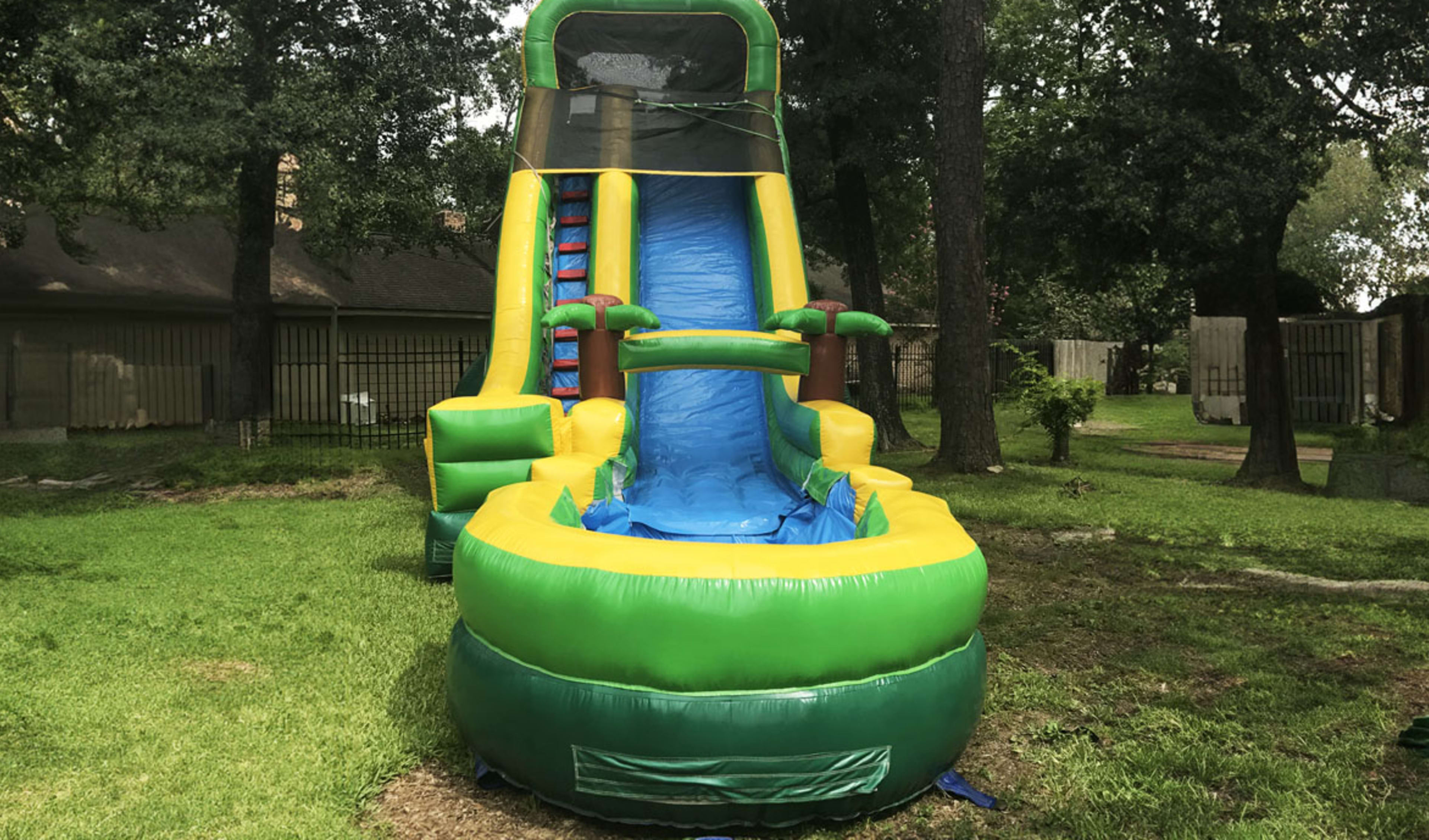 Palm Tree Tall Water Slide