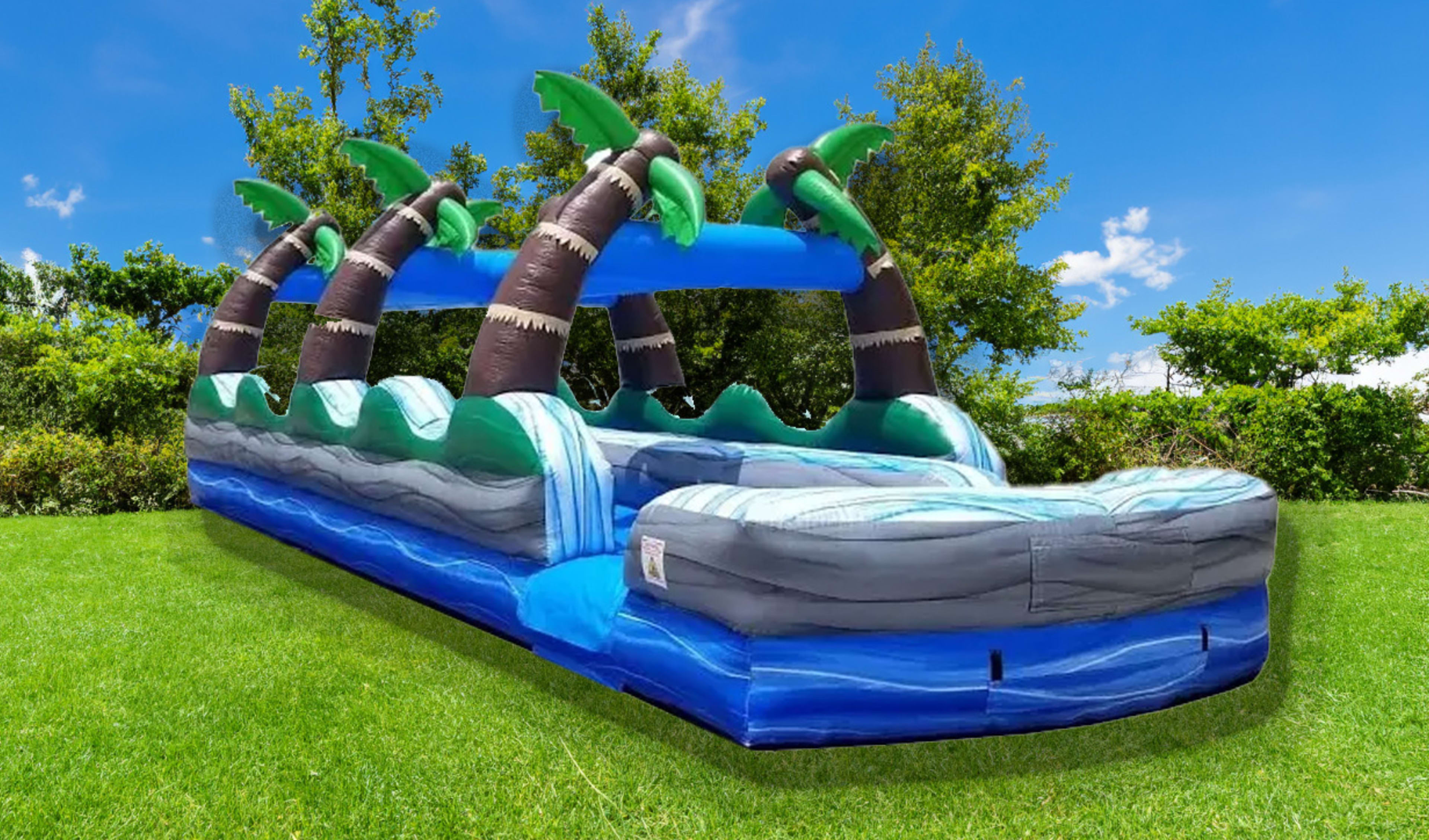 35ft Palm Tree Slip N Slide Rentals Dimensions