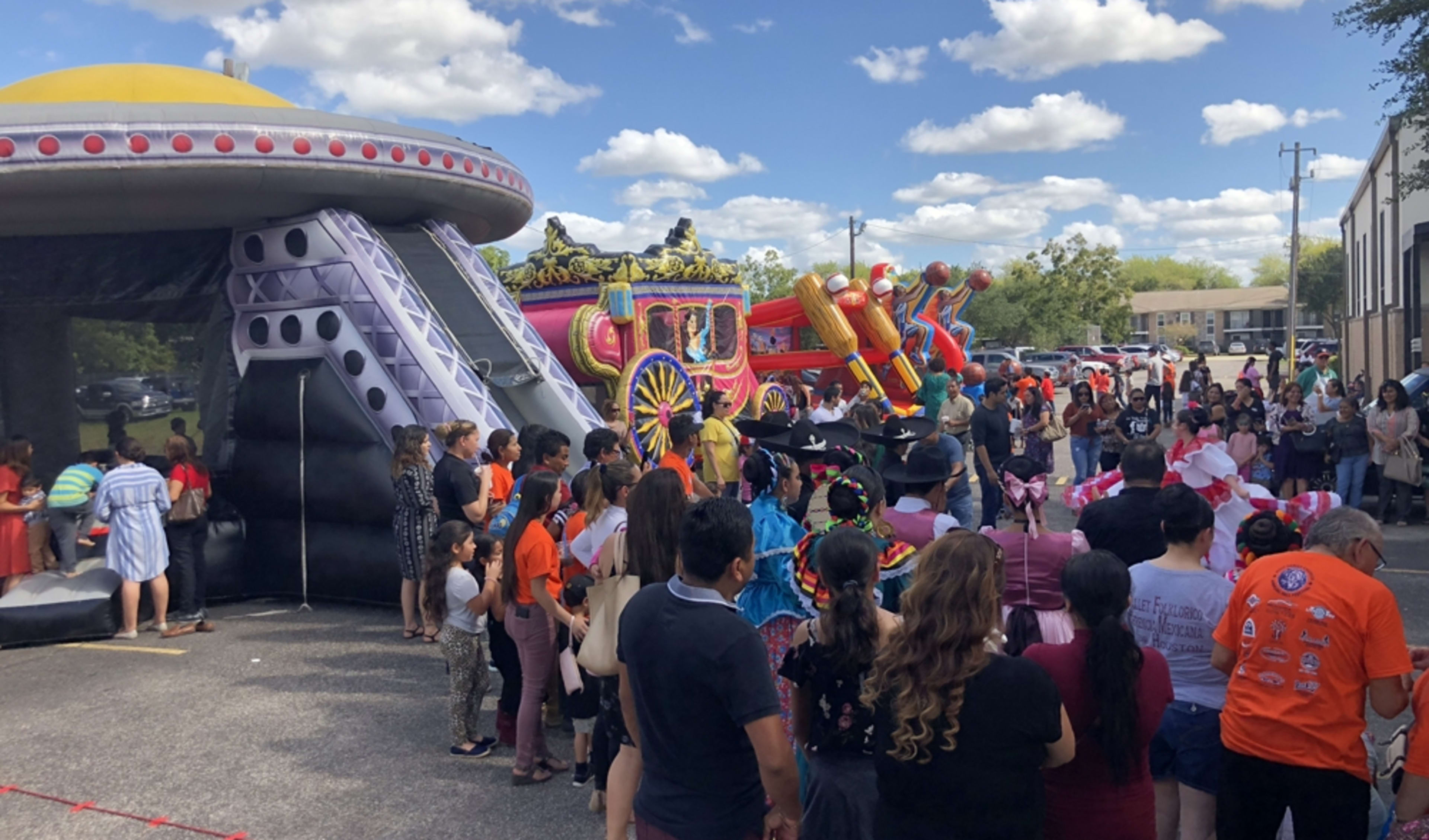 Inflatable Games at Carnival Event