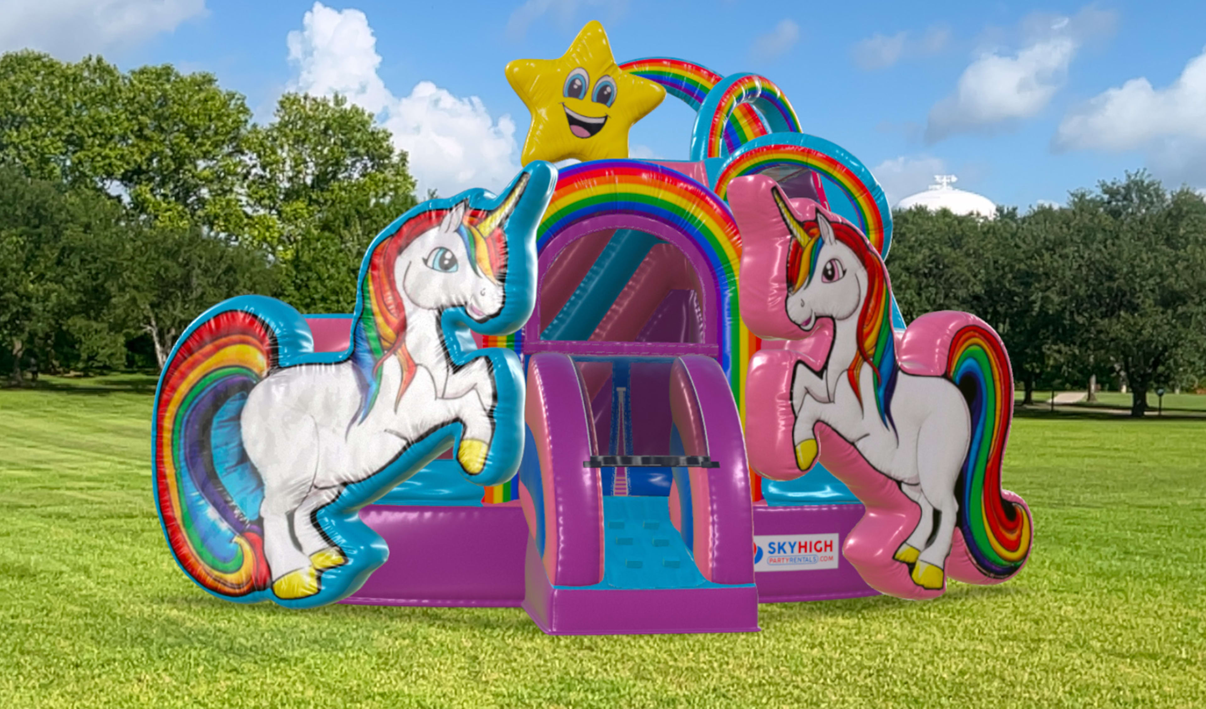 Unicorn Toddler Soft Play Bounce House Rentals