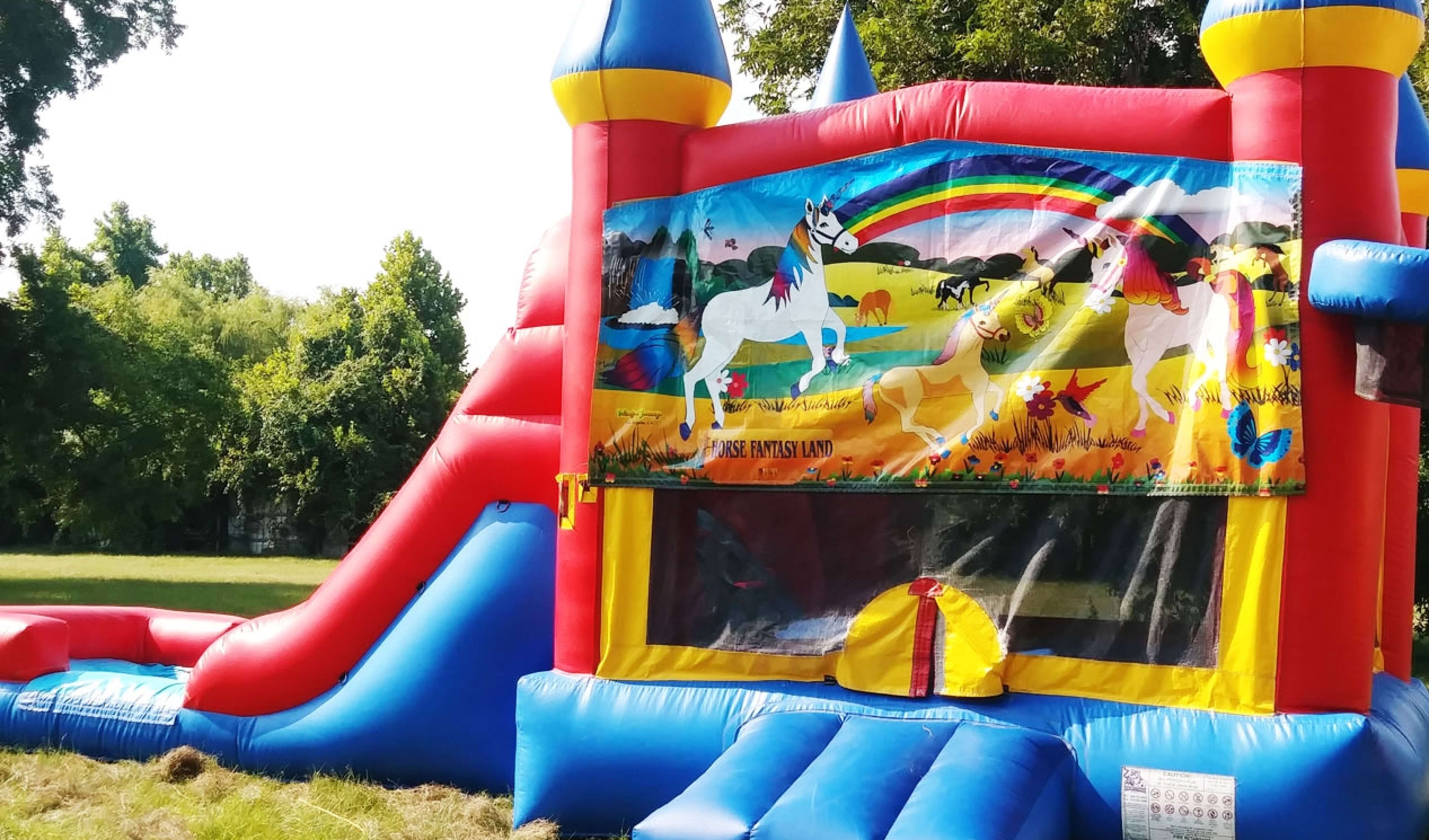 Unicorn 3in1 Obstacle with Slide