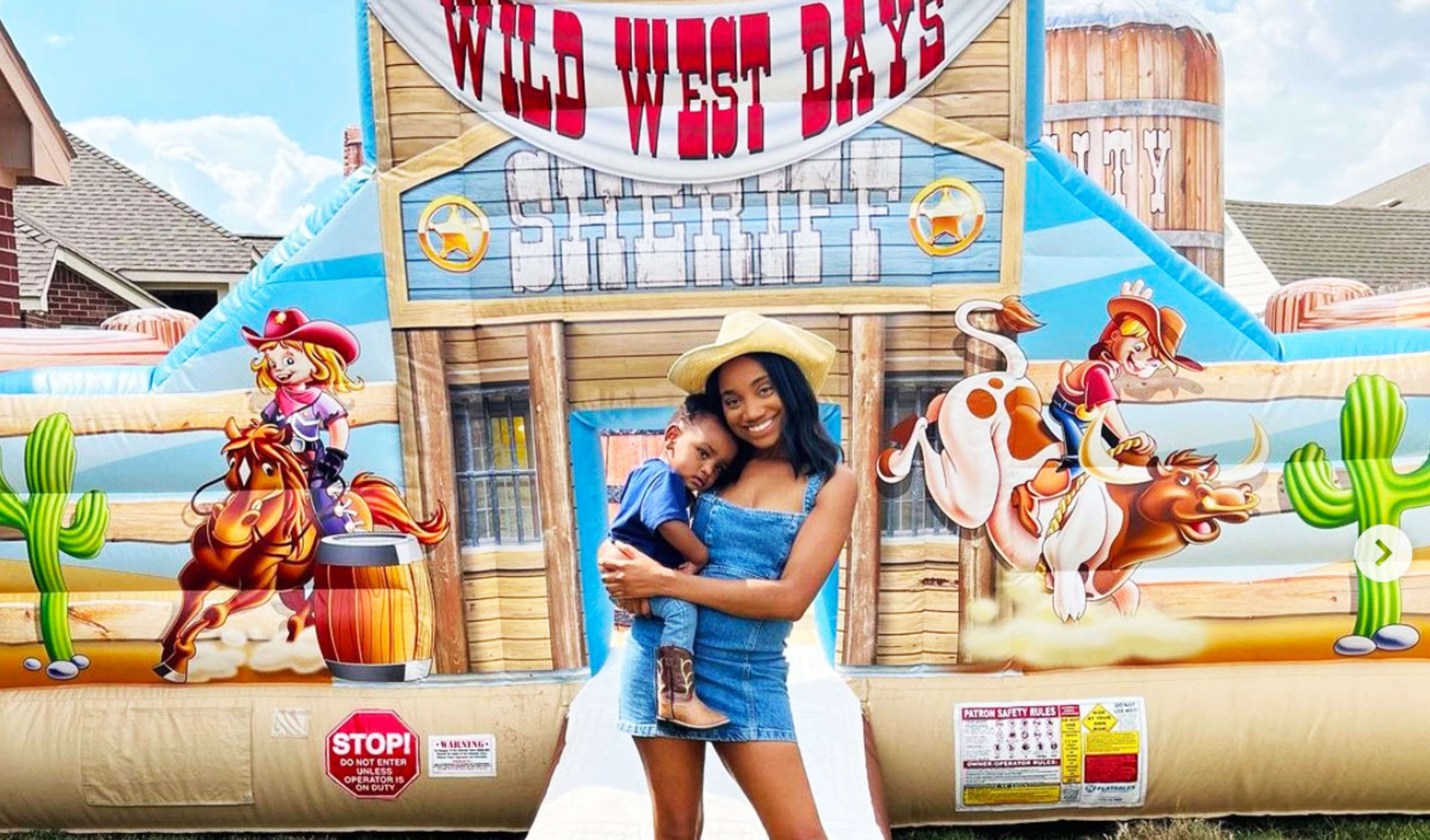 Cowboy Bounce House Moonwalks