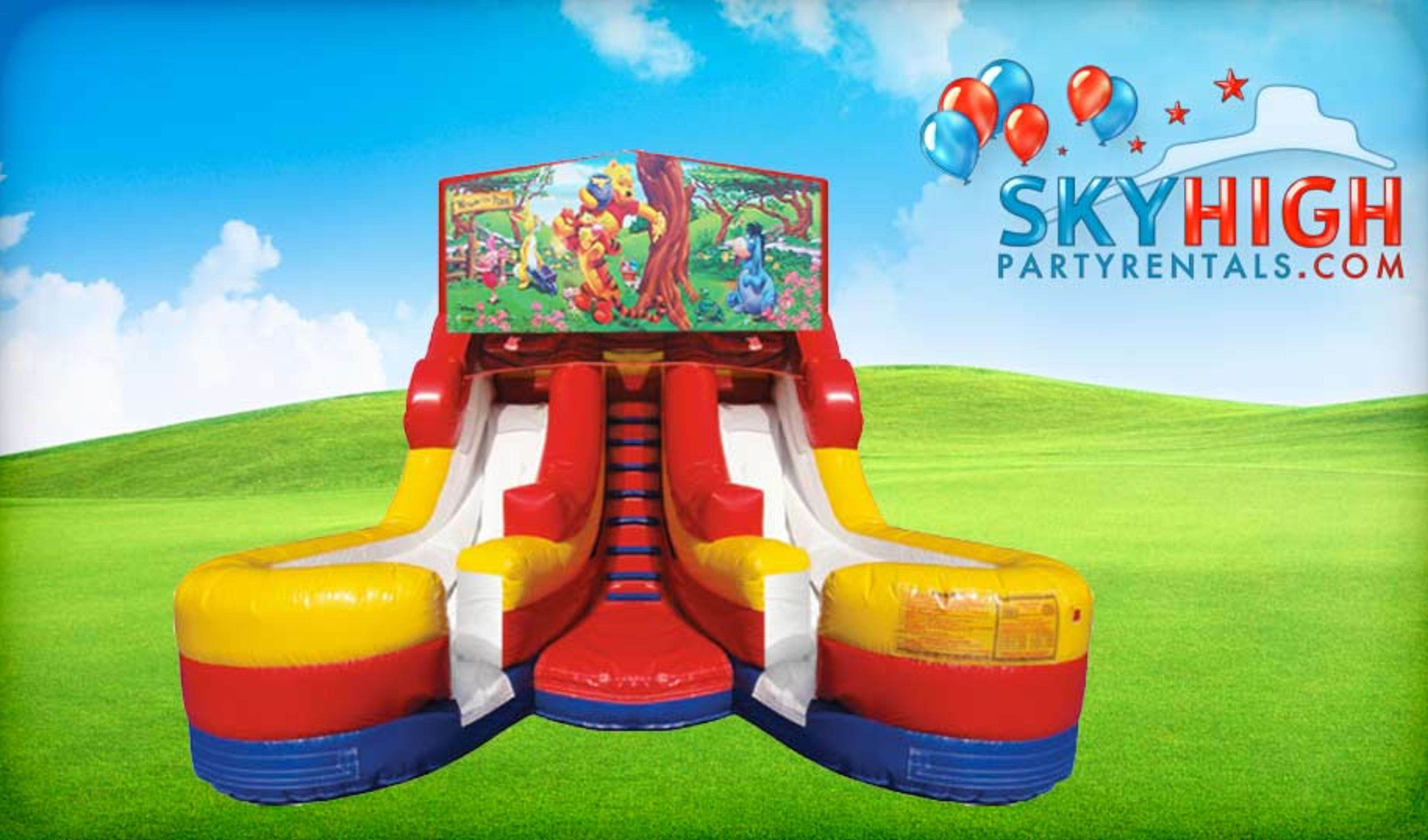 16ft Winnie the Pooh Water Slide