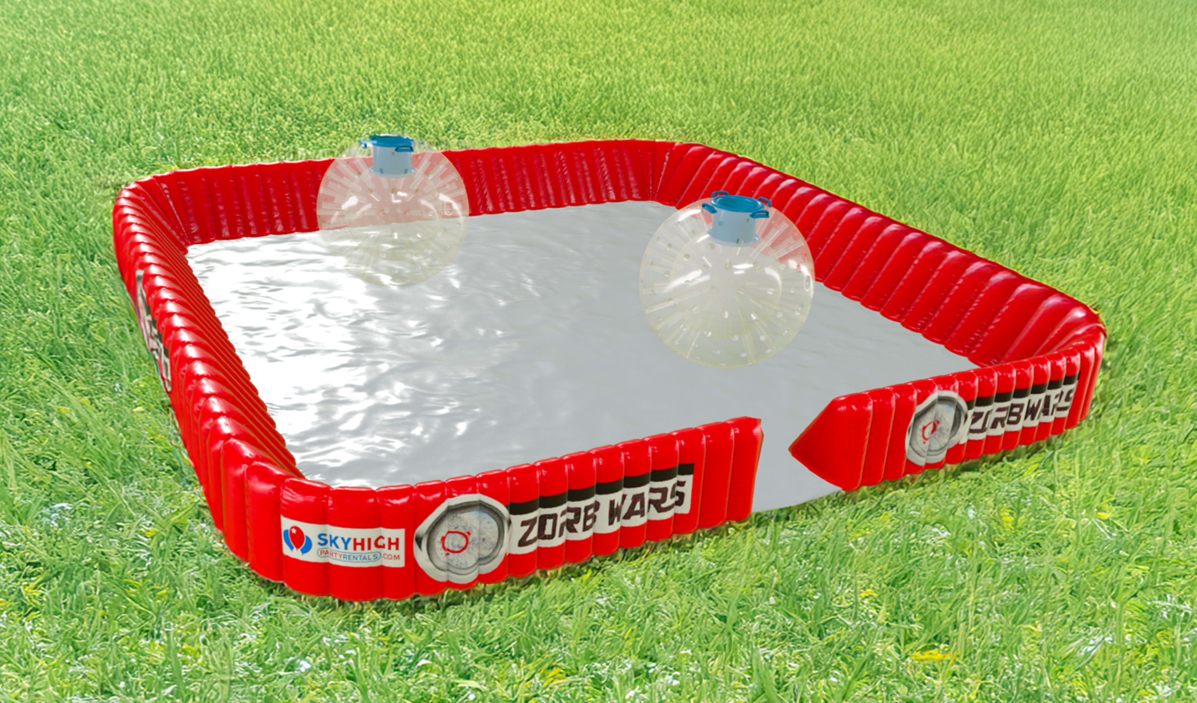 Human Hamster Zorbs War Texas Game Rentals