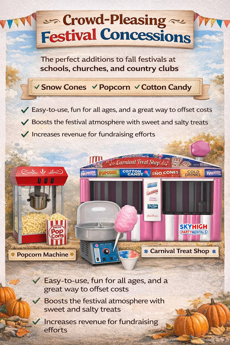 Concessions from Sky High Party Rentals