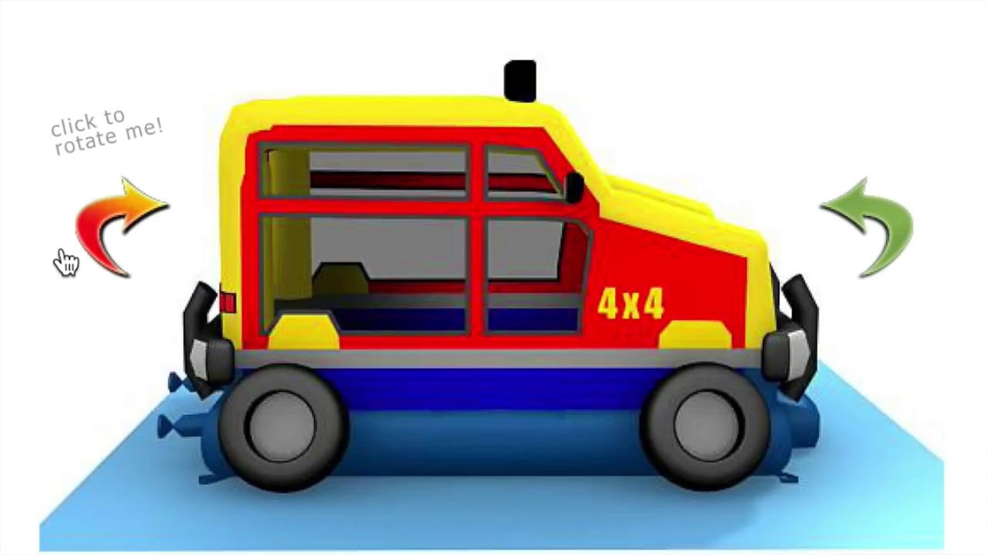 Monster Truck Bounce House Moonwalk - Video