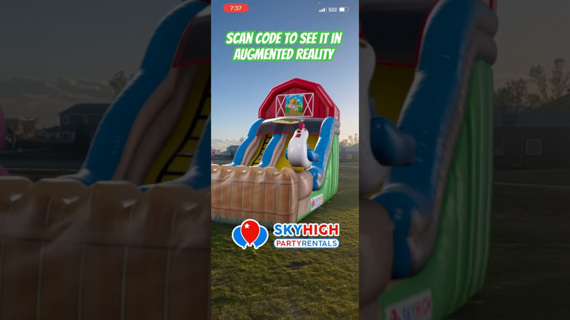 SkyHigh party rentals product featured video