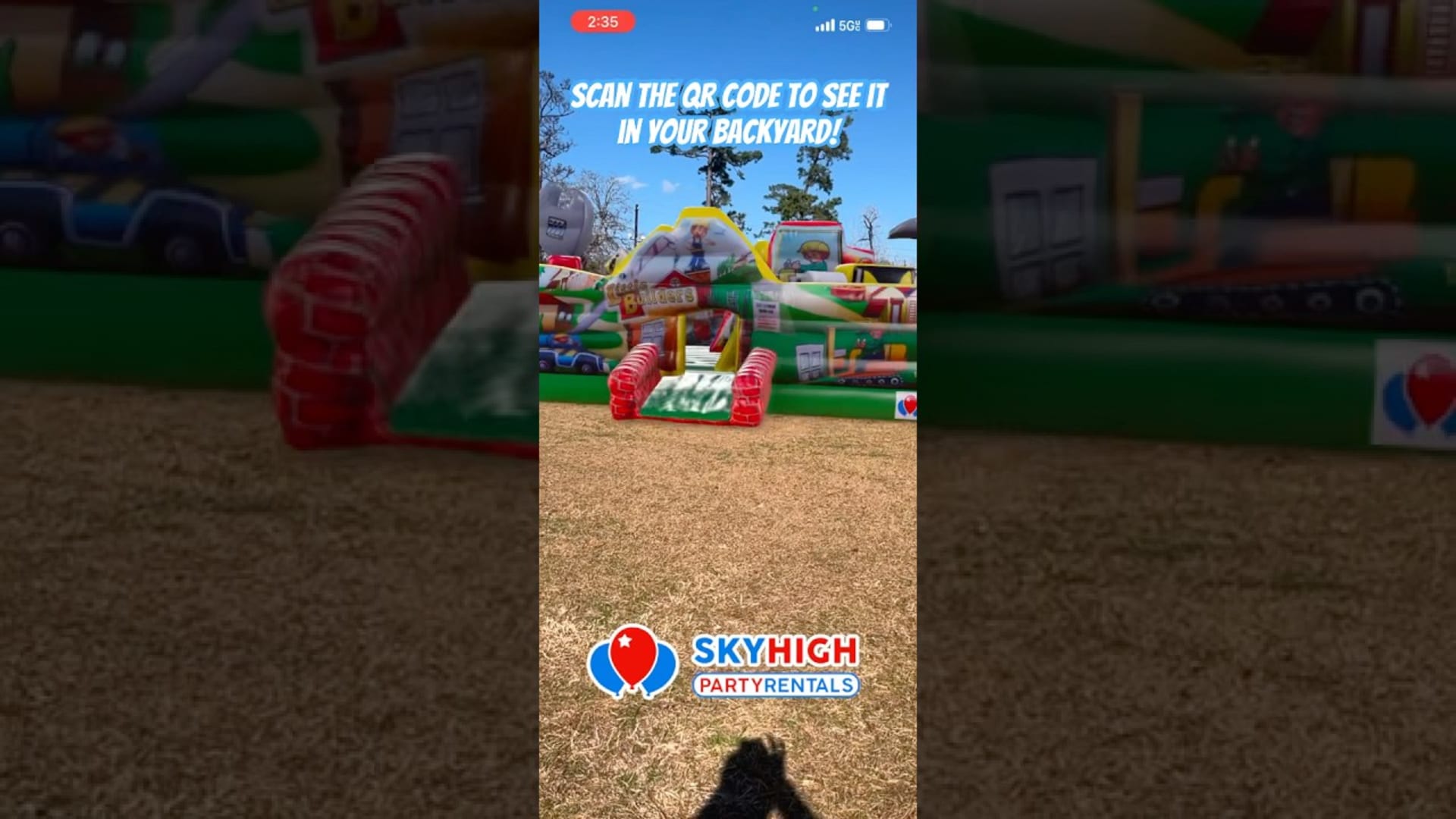 SkyHigh party rentals product featured video