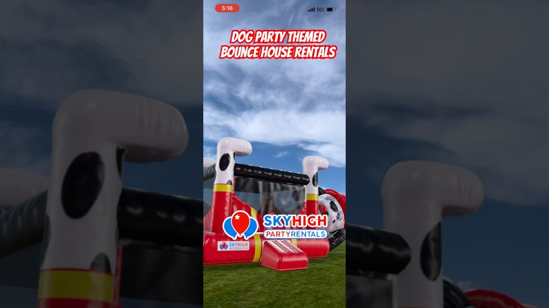 SkyHigh party rentals product featured video
