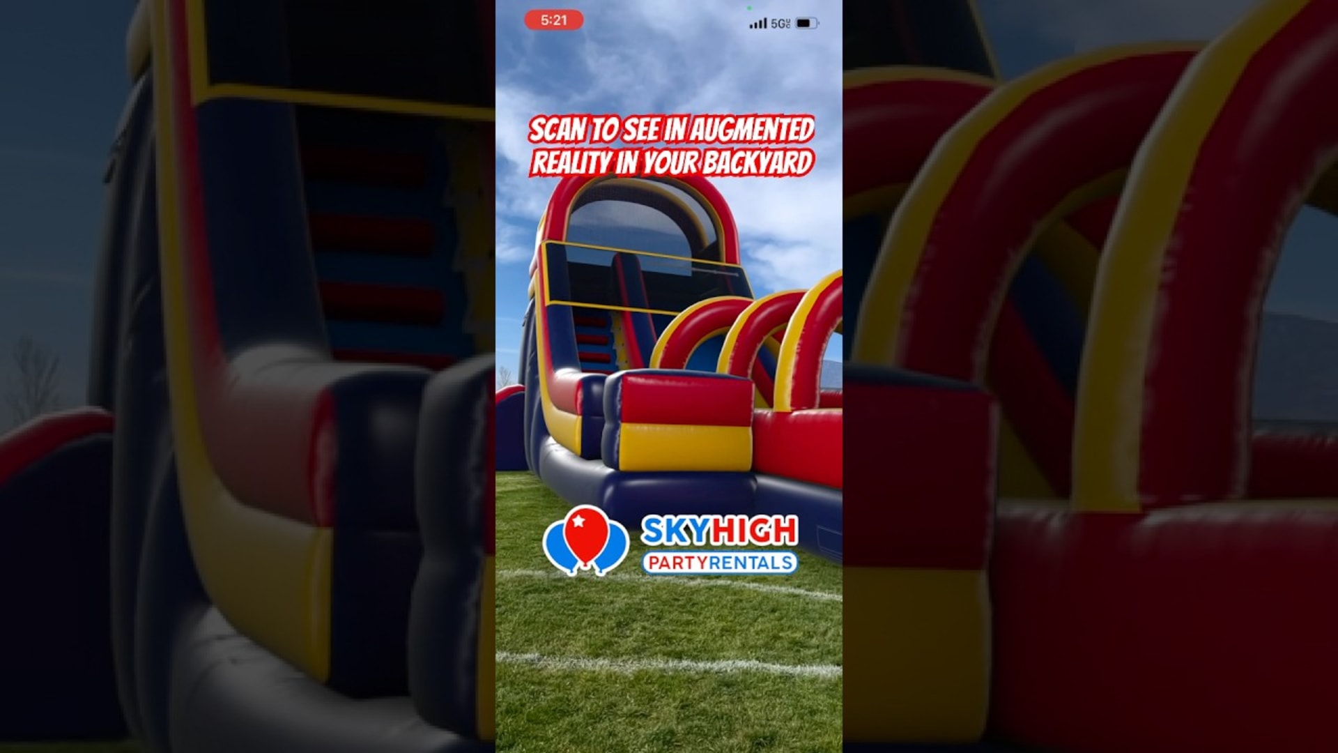 SkyHigh party rentals product featured video