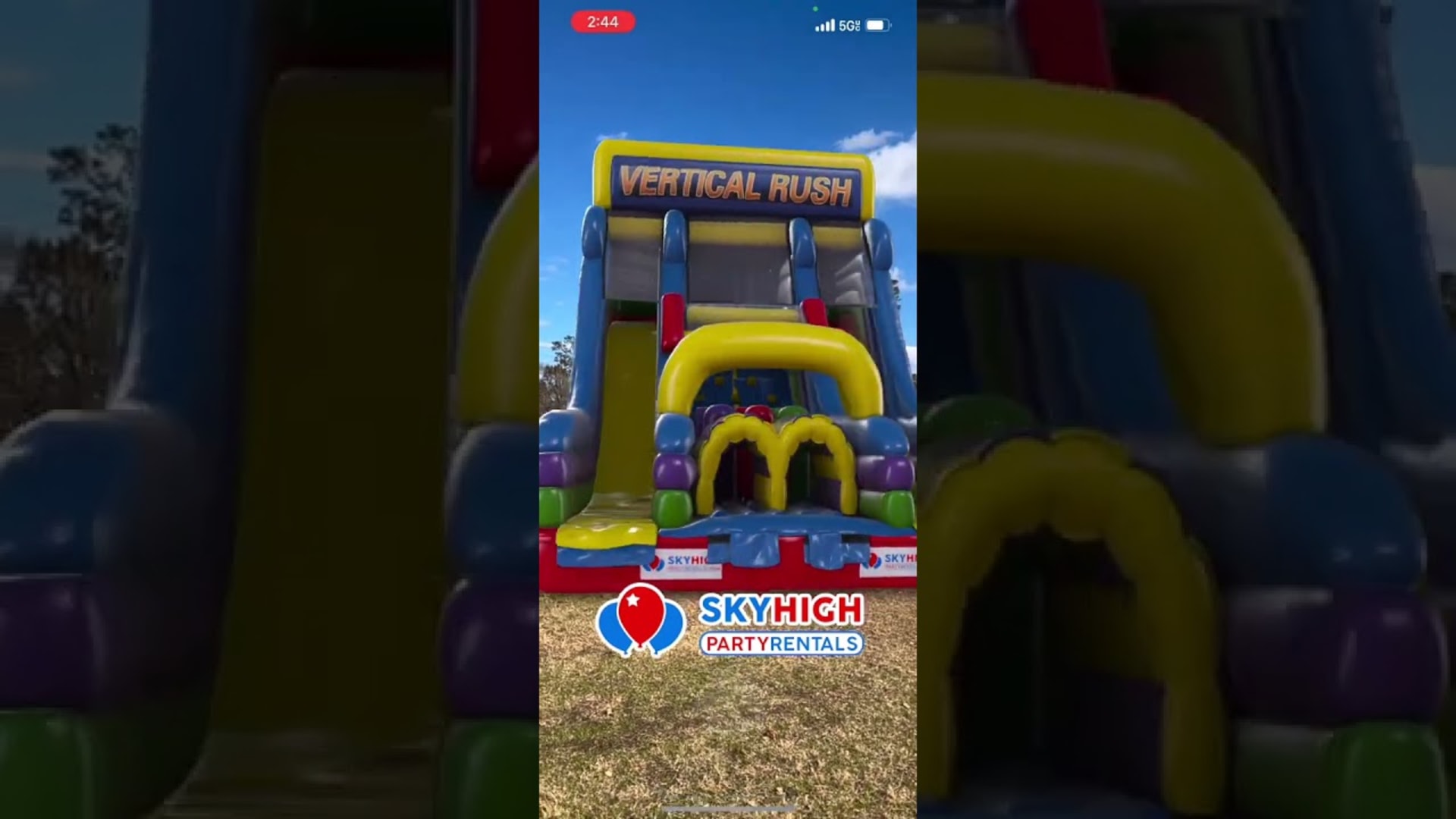 SkyHigh party rentals product featured video