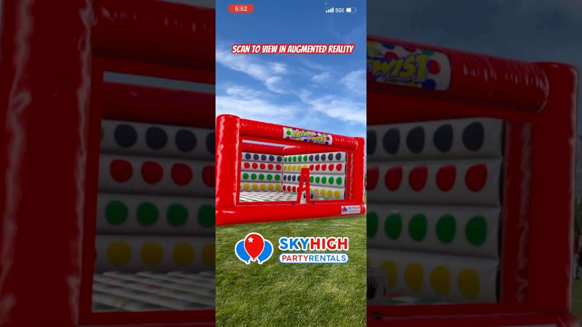 SkyHigh party rentals product featured video