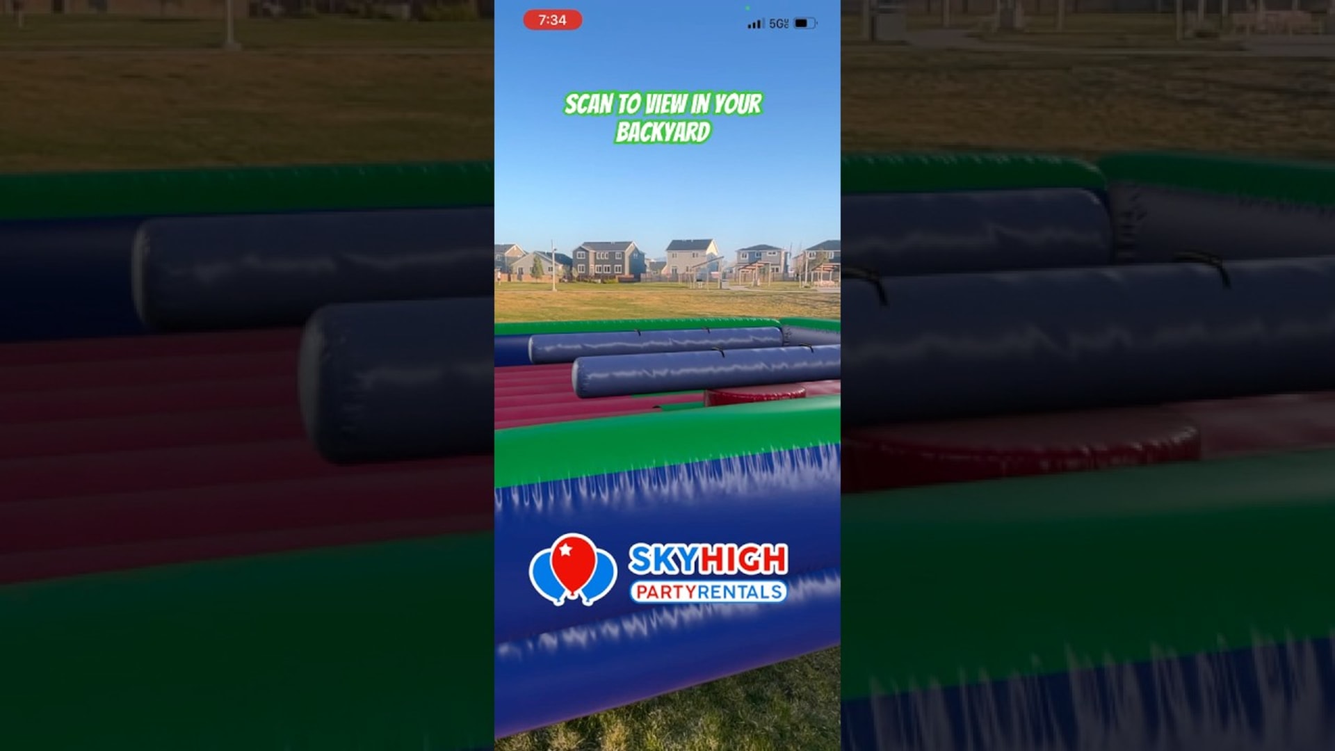 SkyHigh party rentals product featured video