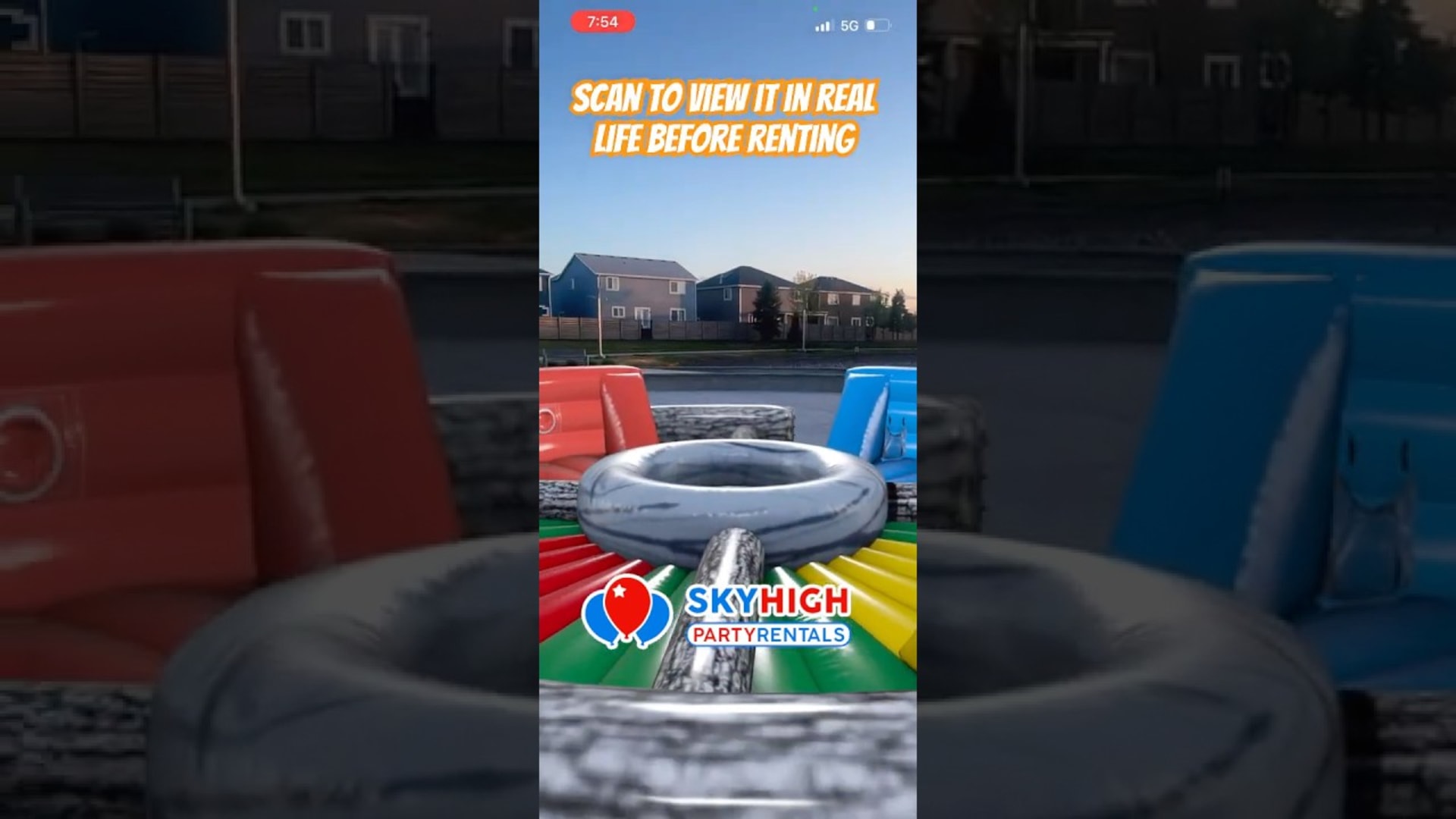 SkyHigh party rentals product featured video