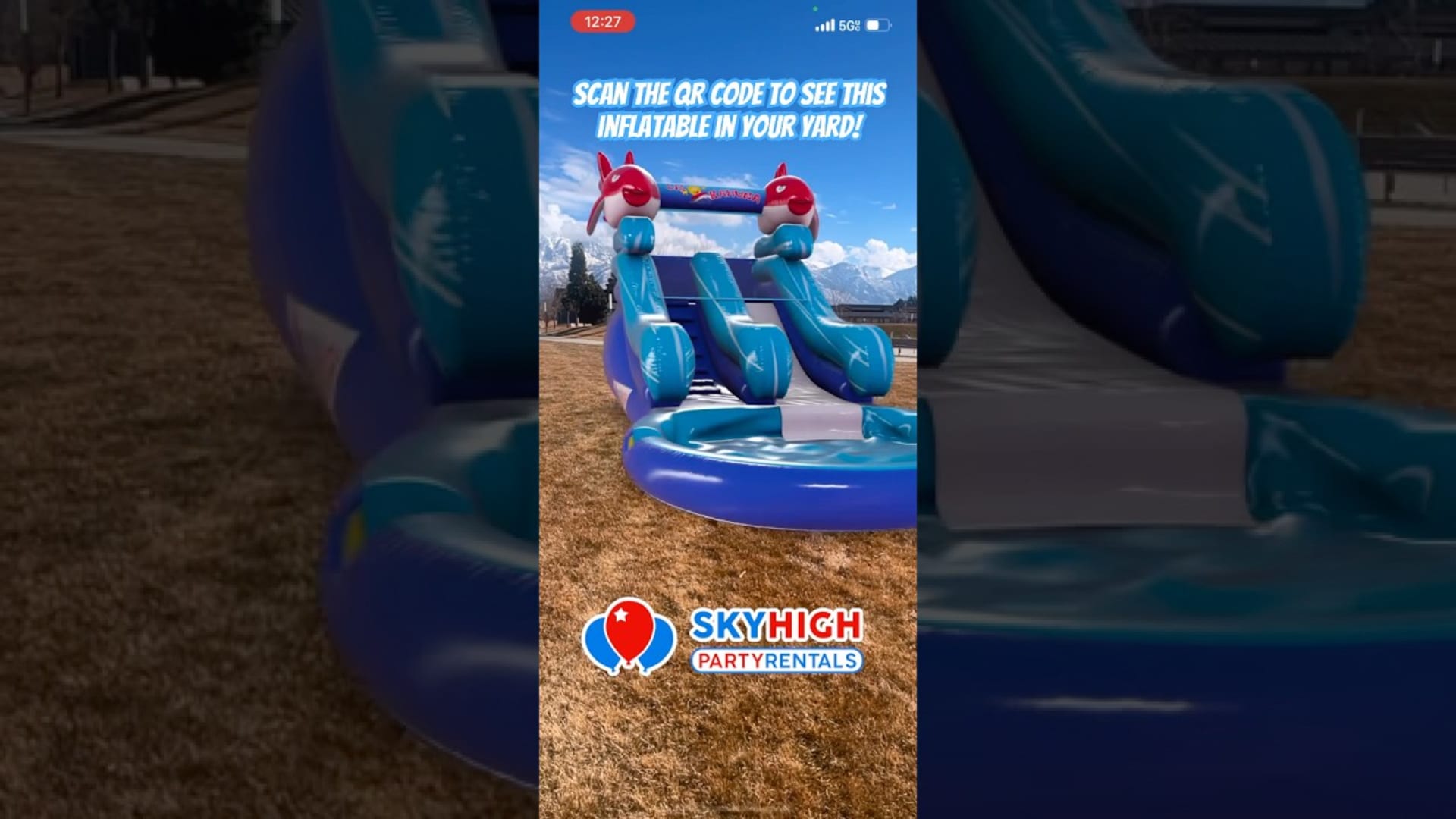 SkyHigh party rentals product featured video