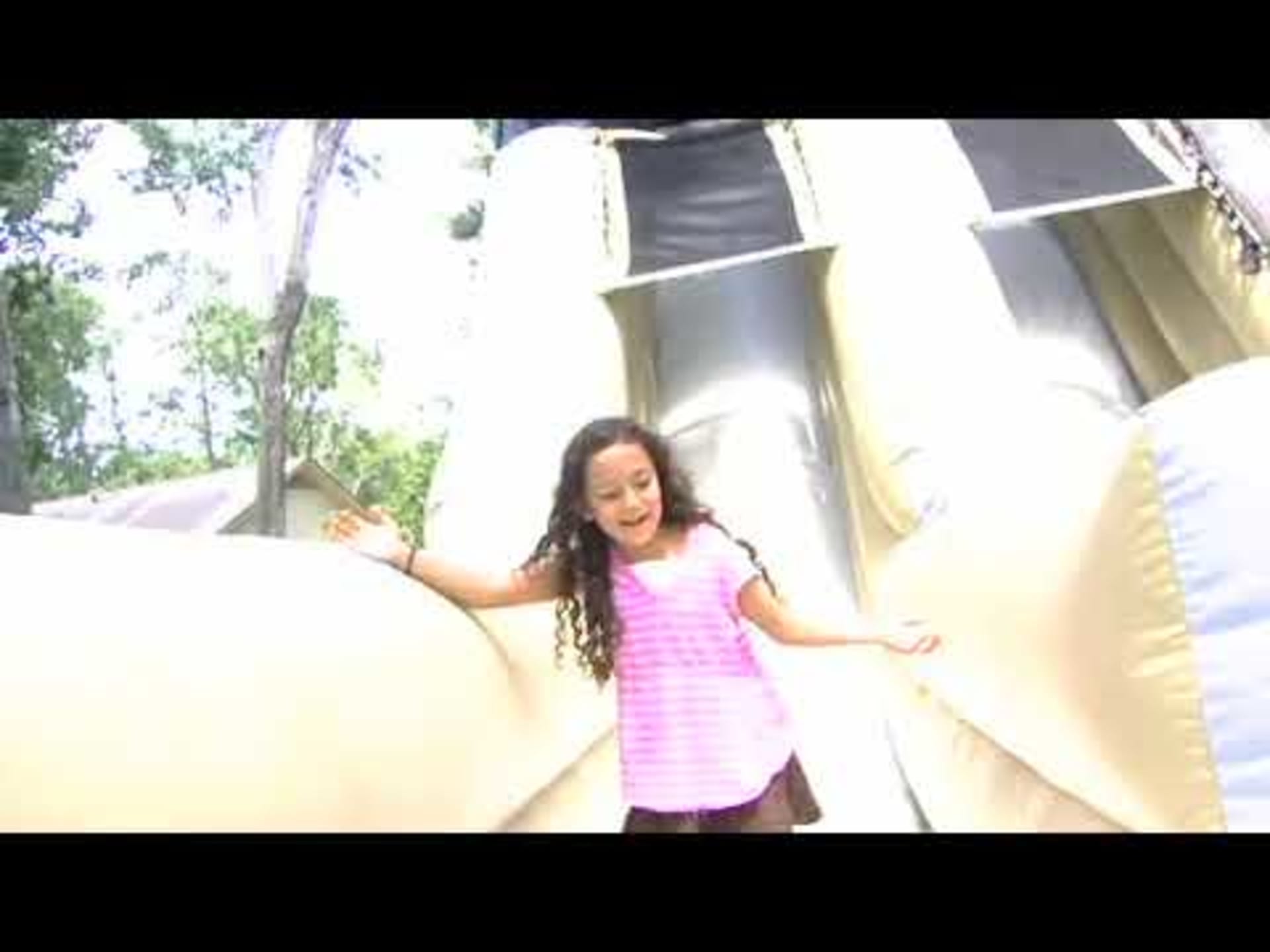 25ft Dual Lane Excalibur Slide - Video