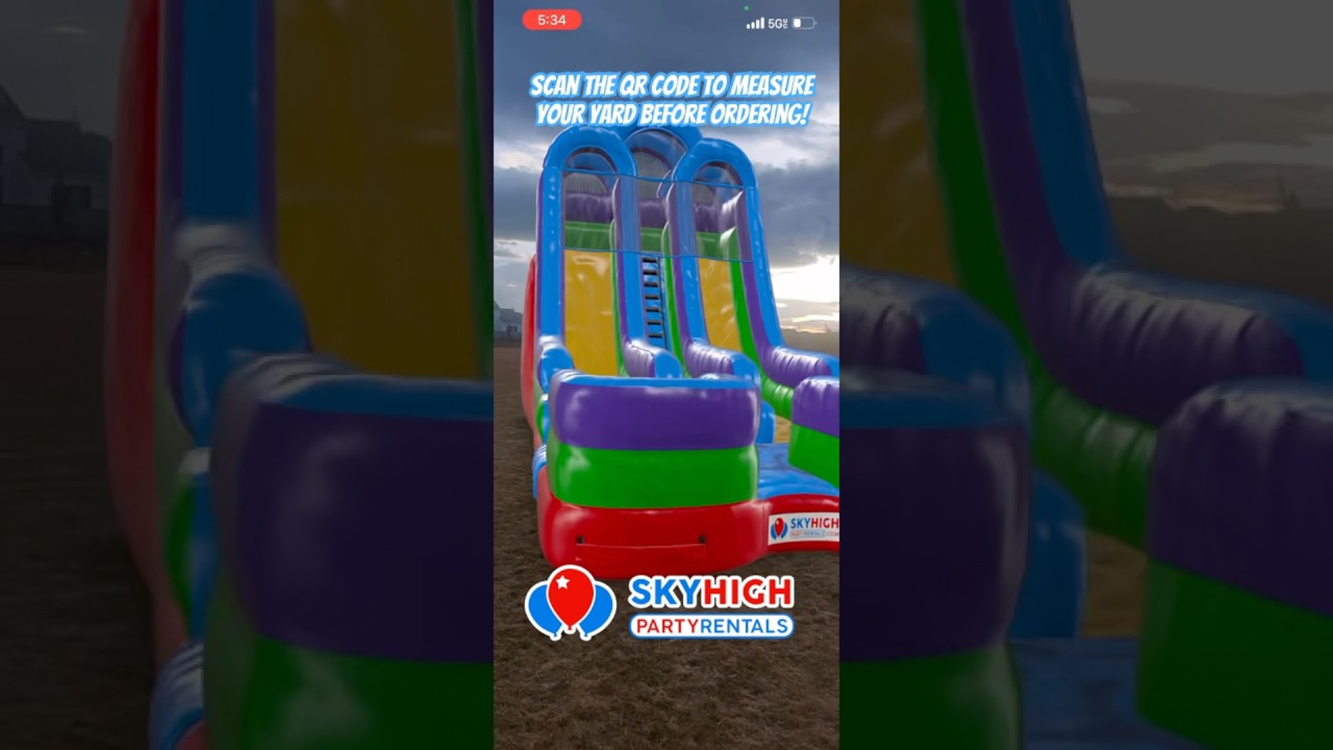 SkyHigh party rentals product featured video