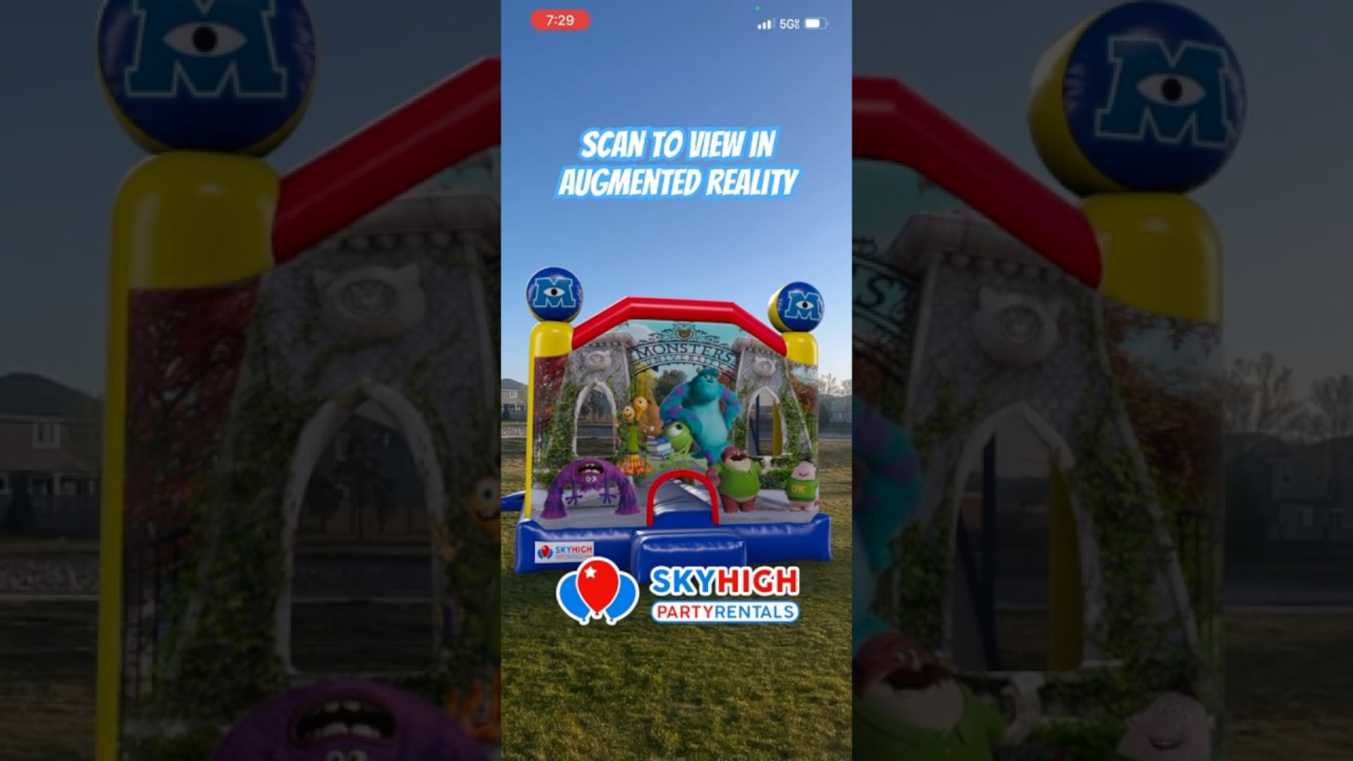 SkyHigh party rentals product featured video