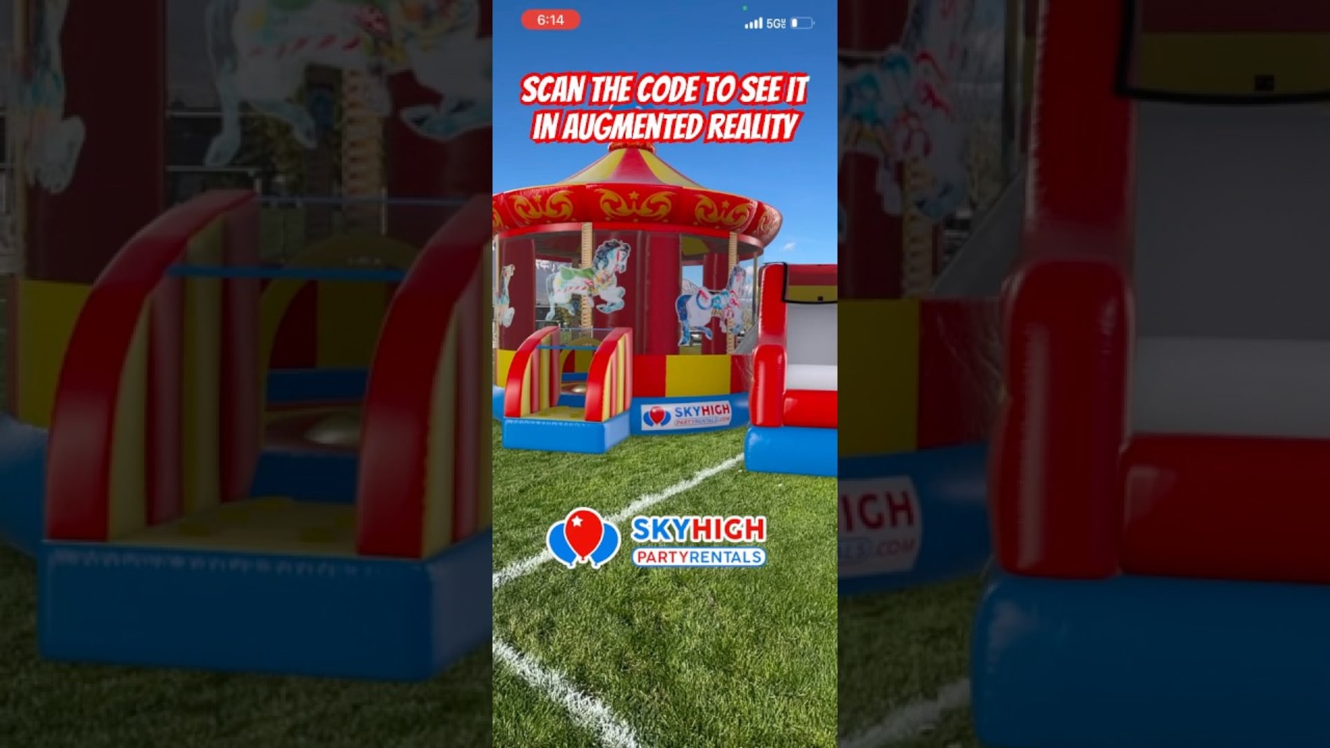 SkyHigh party rentals product featured video