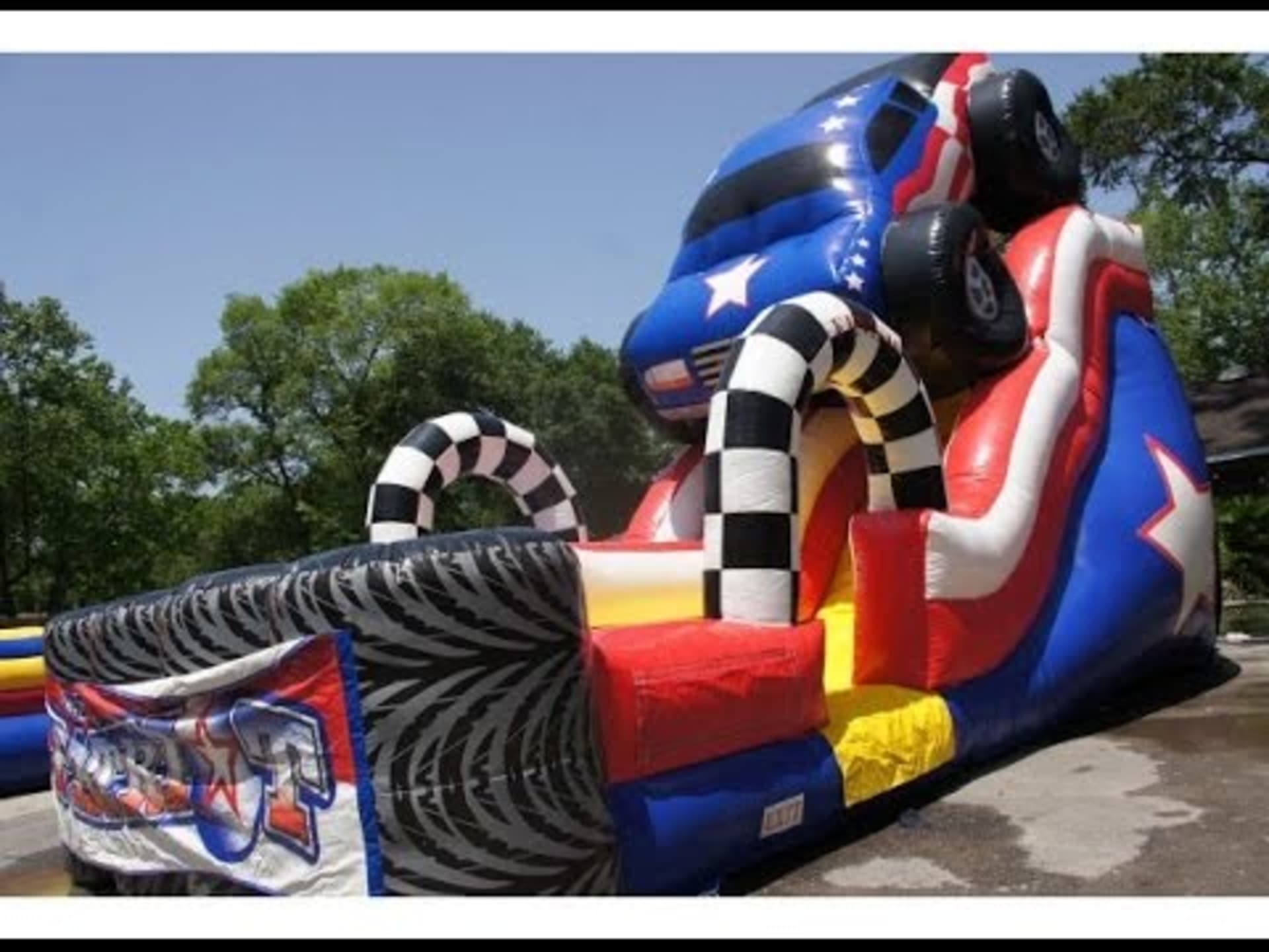 18ft Patriot Monster Truck (Dry or Wet/Water Slide) - Video