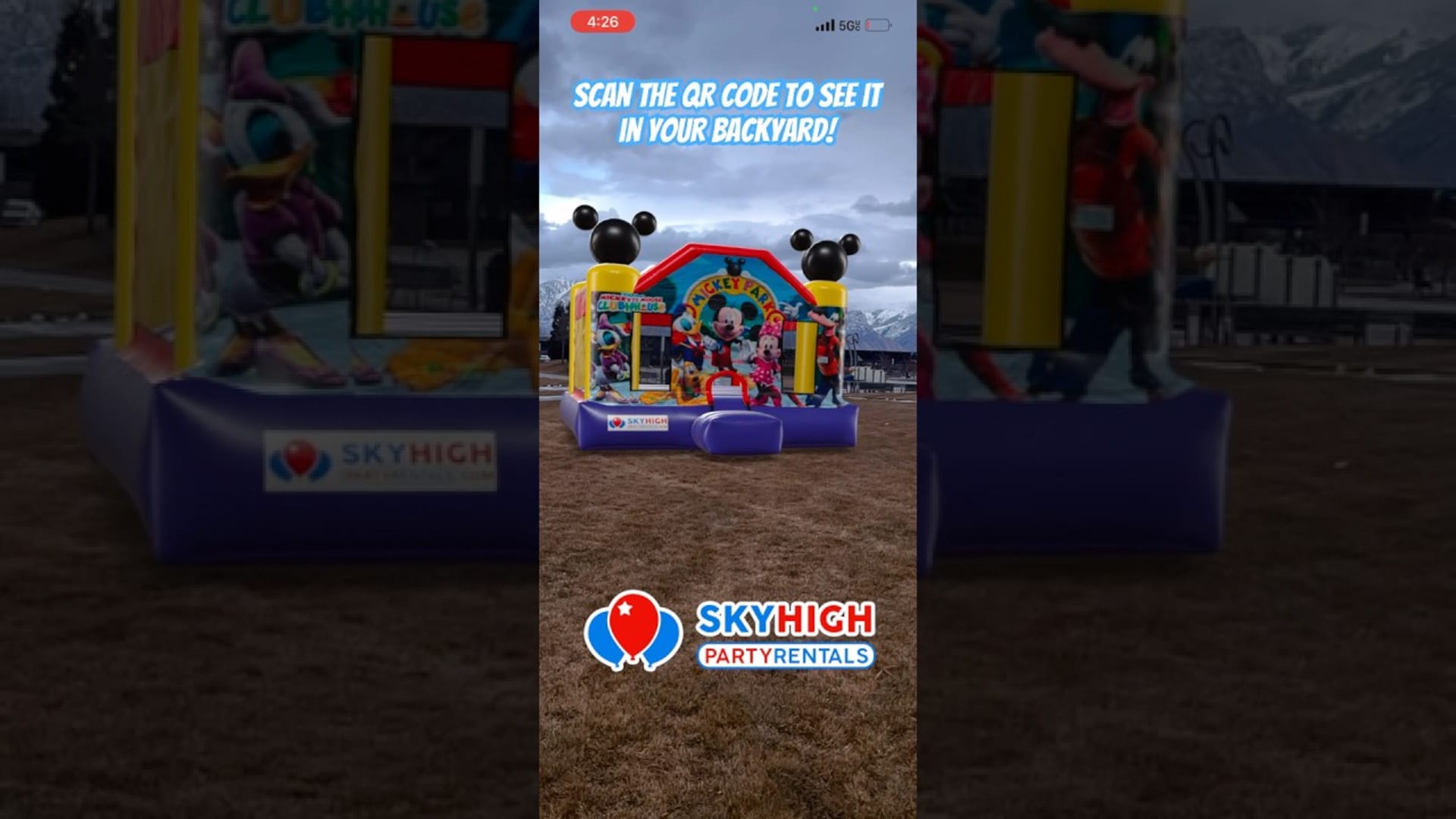 SkyHigh party rentals product featured video