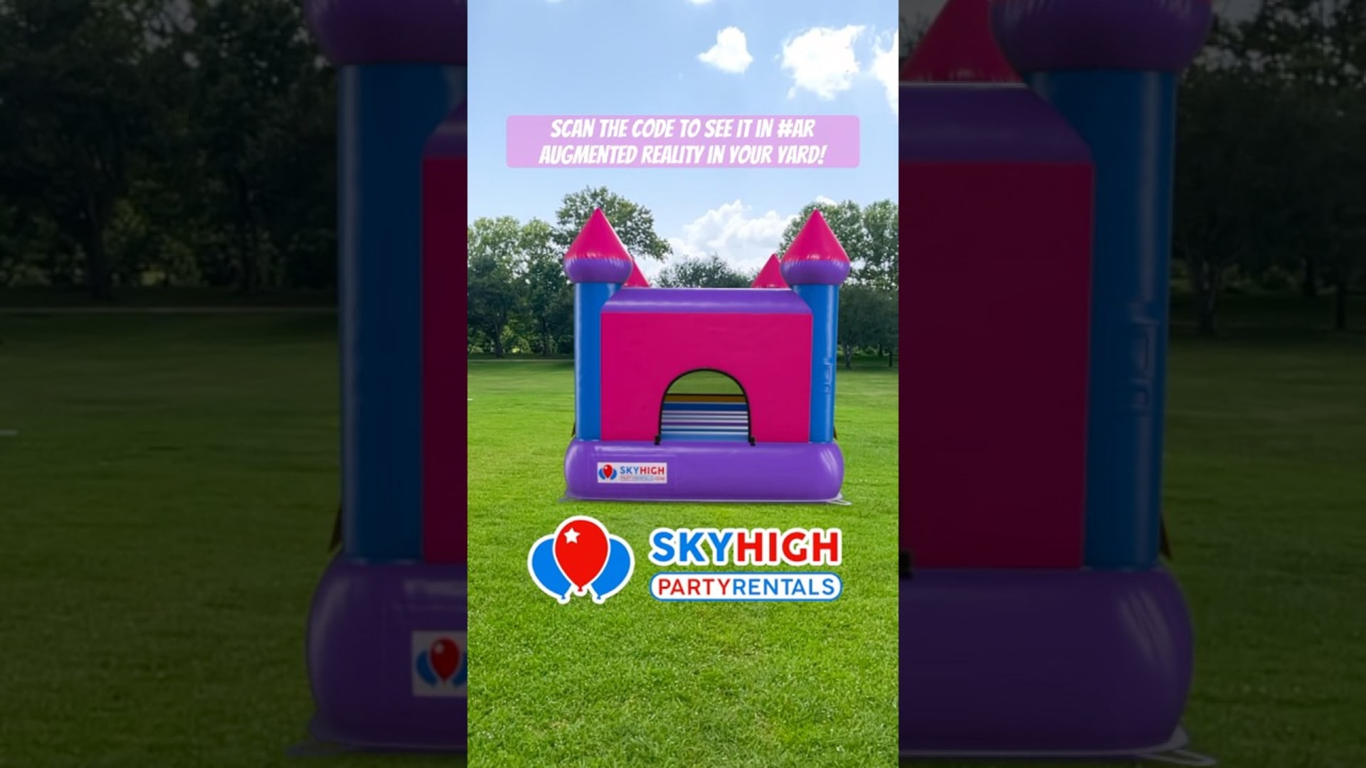 SkyHigh party rentals product featured video