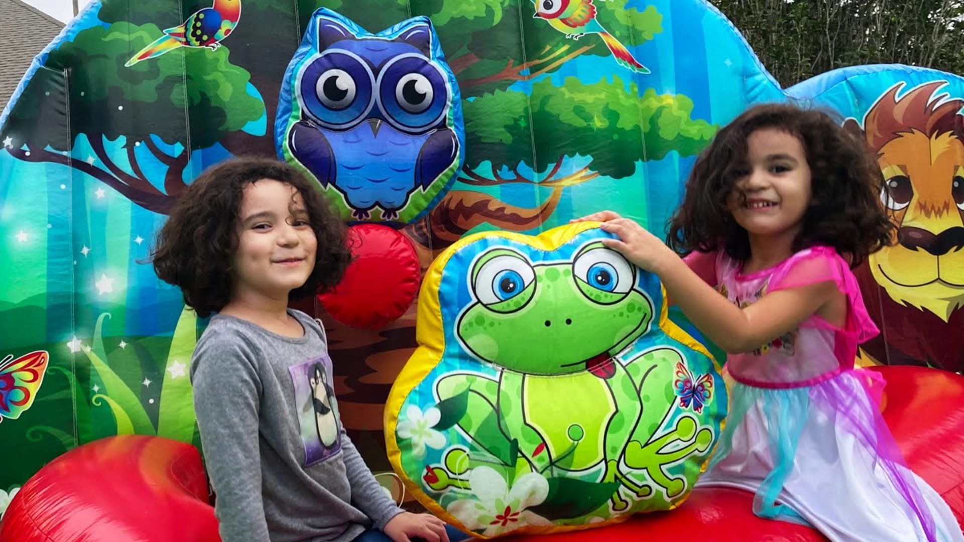 Animal Kingdom Toddler Bounce House Moonwalk - Video