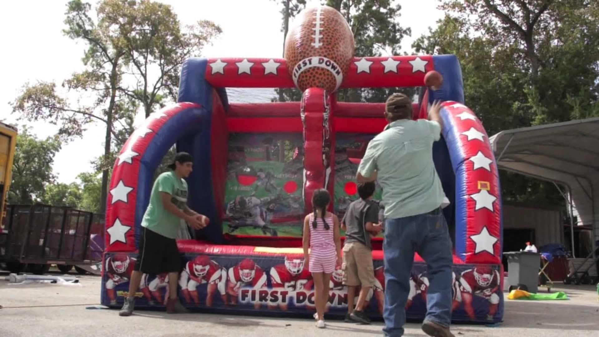 First Down Football Pass - Video