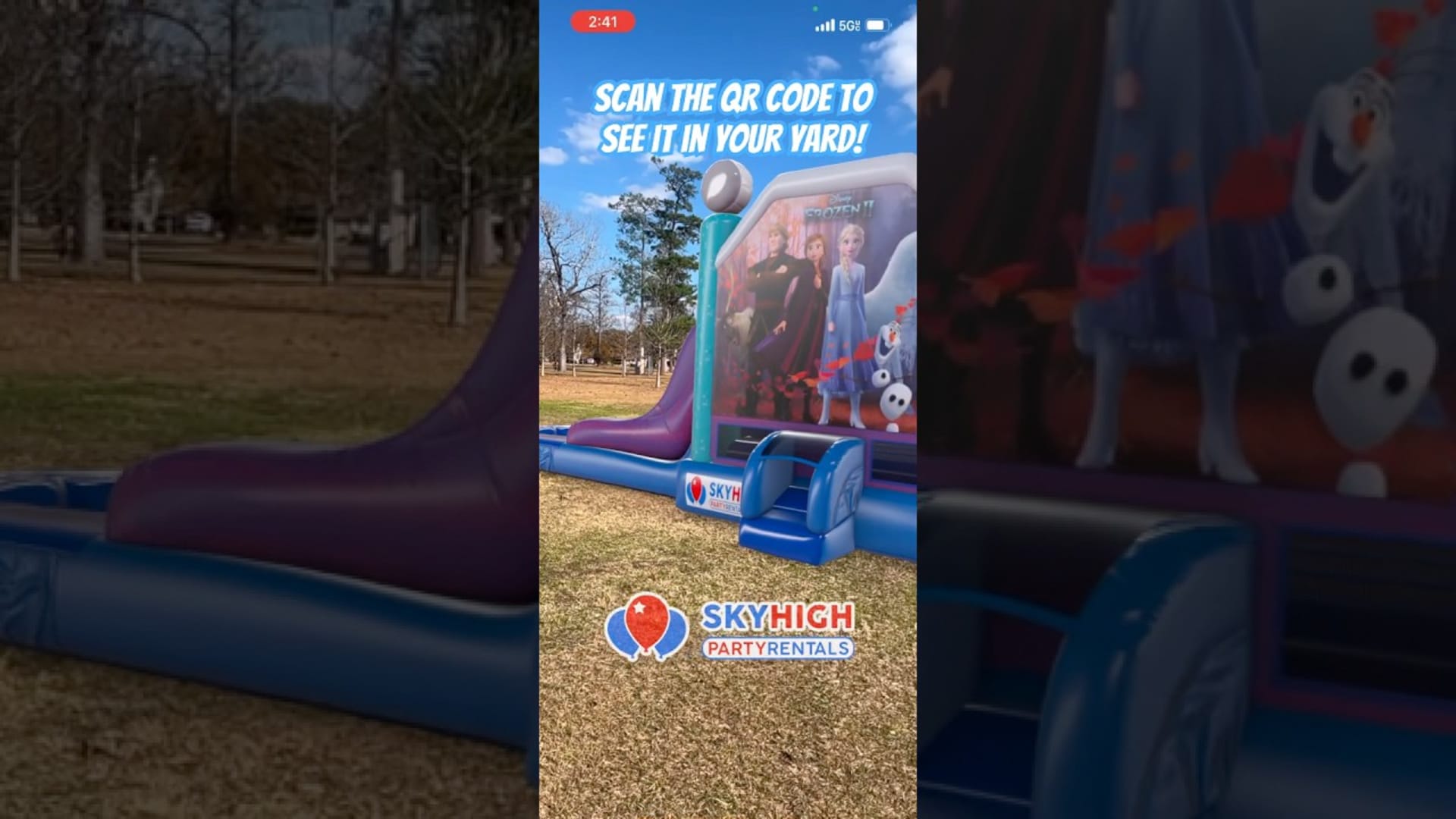 SkyHigh party rentals product featured video