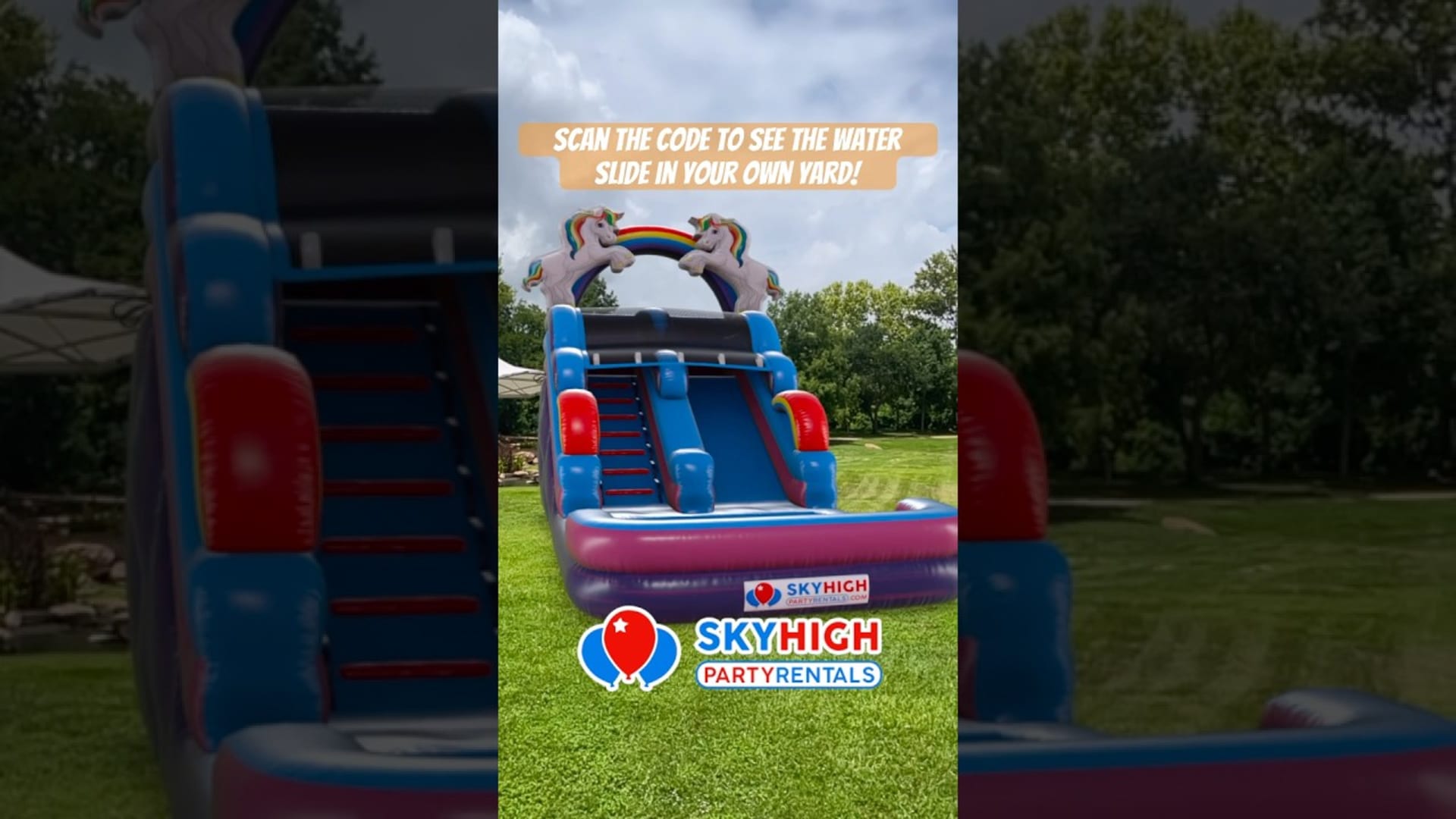 SkyHigh party rentals product featured video