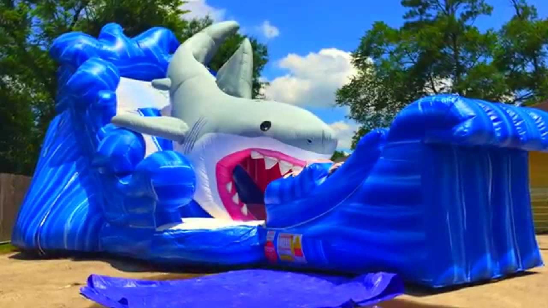 Gone Fish’n Shark Wet/Dry Slide - Video