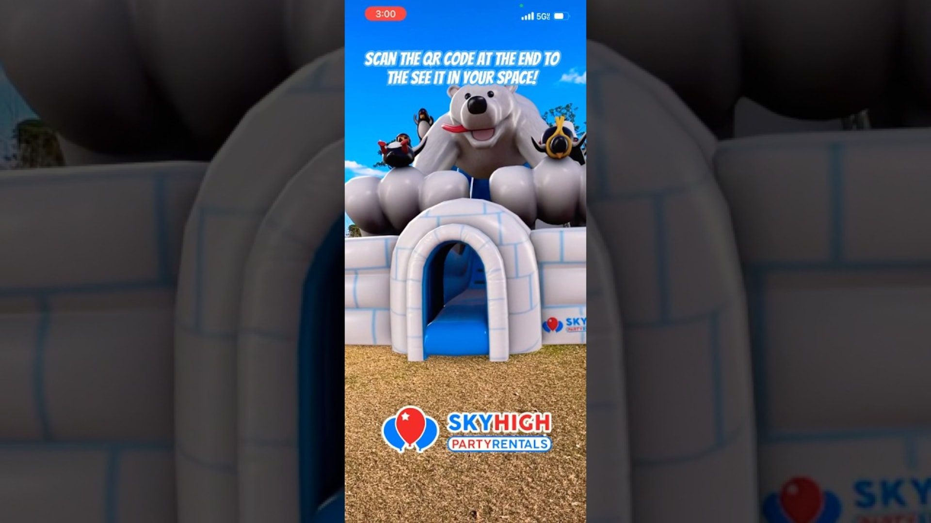 SkyHigh party rentals product featured video