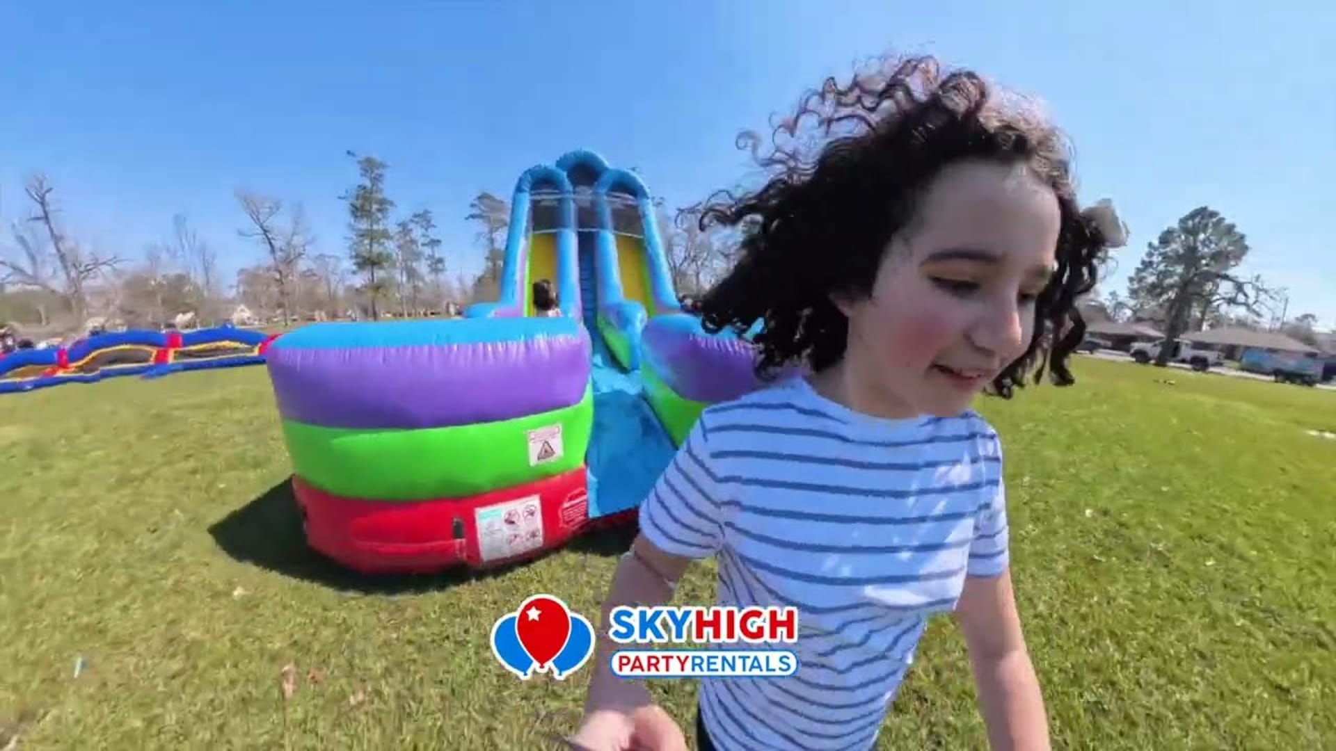 18ft Retro Double (Dry or Wet/Water Slide) - Video