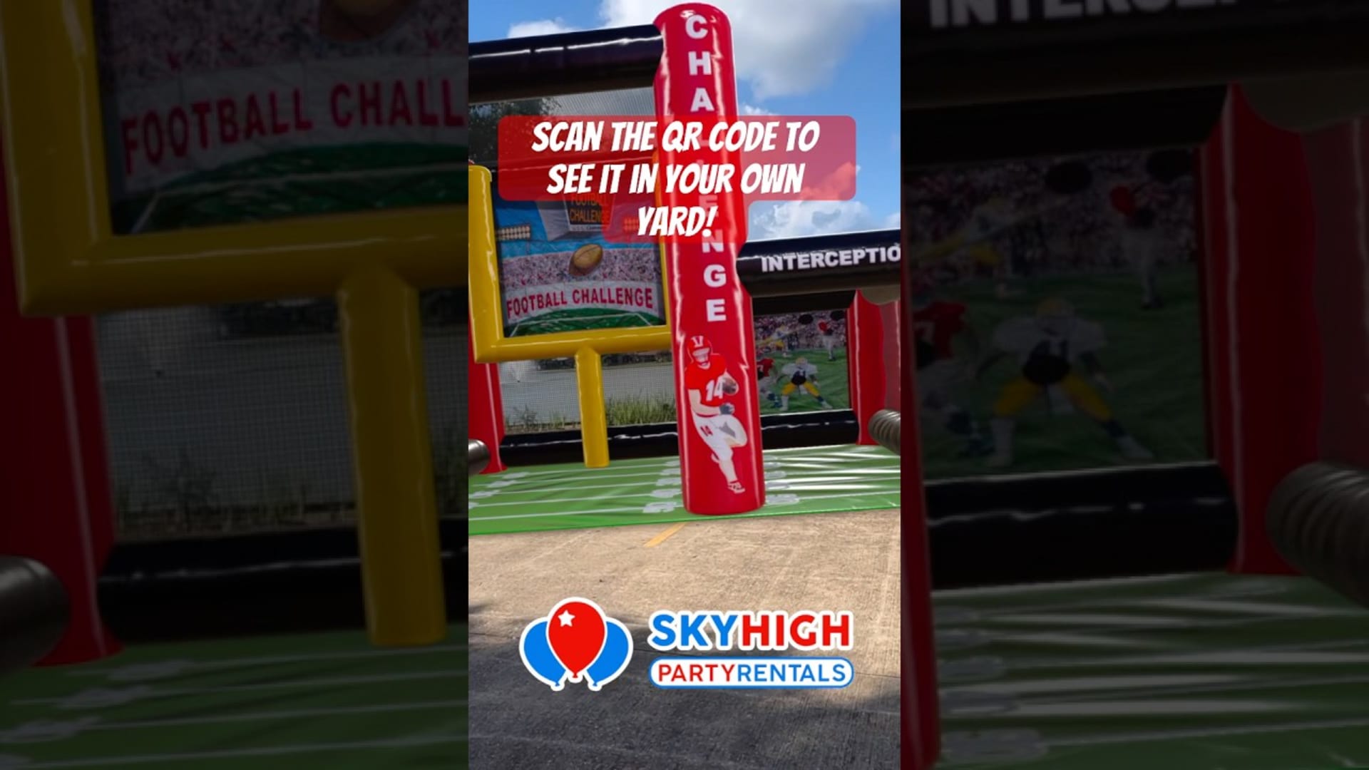 SkyHigh party rentals product featured video