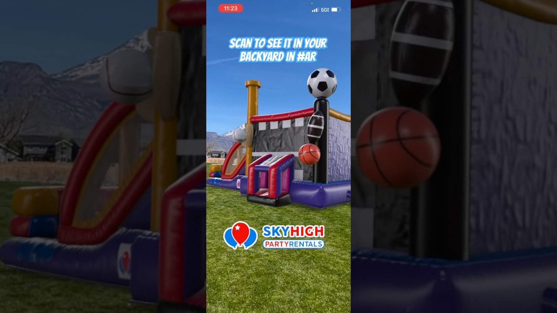 SkyHigh party rentals product featured video