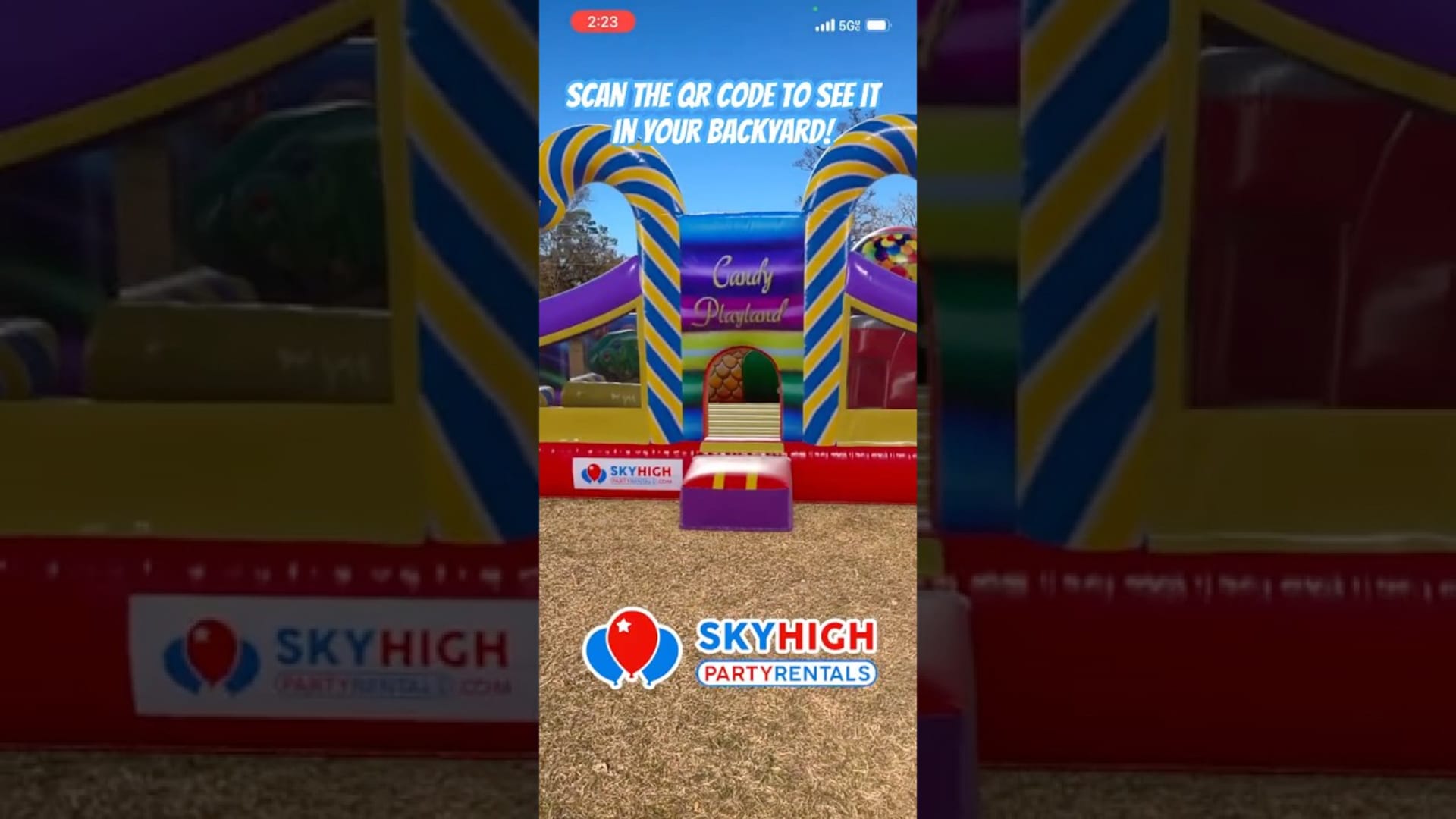 SkyHigh party rentals product featured video