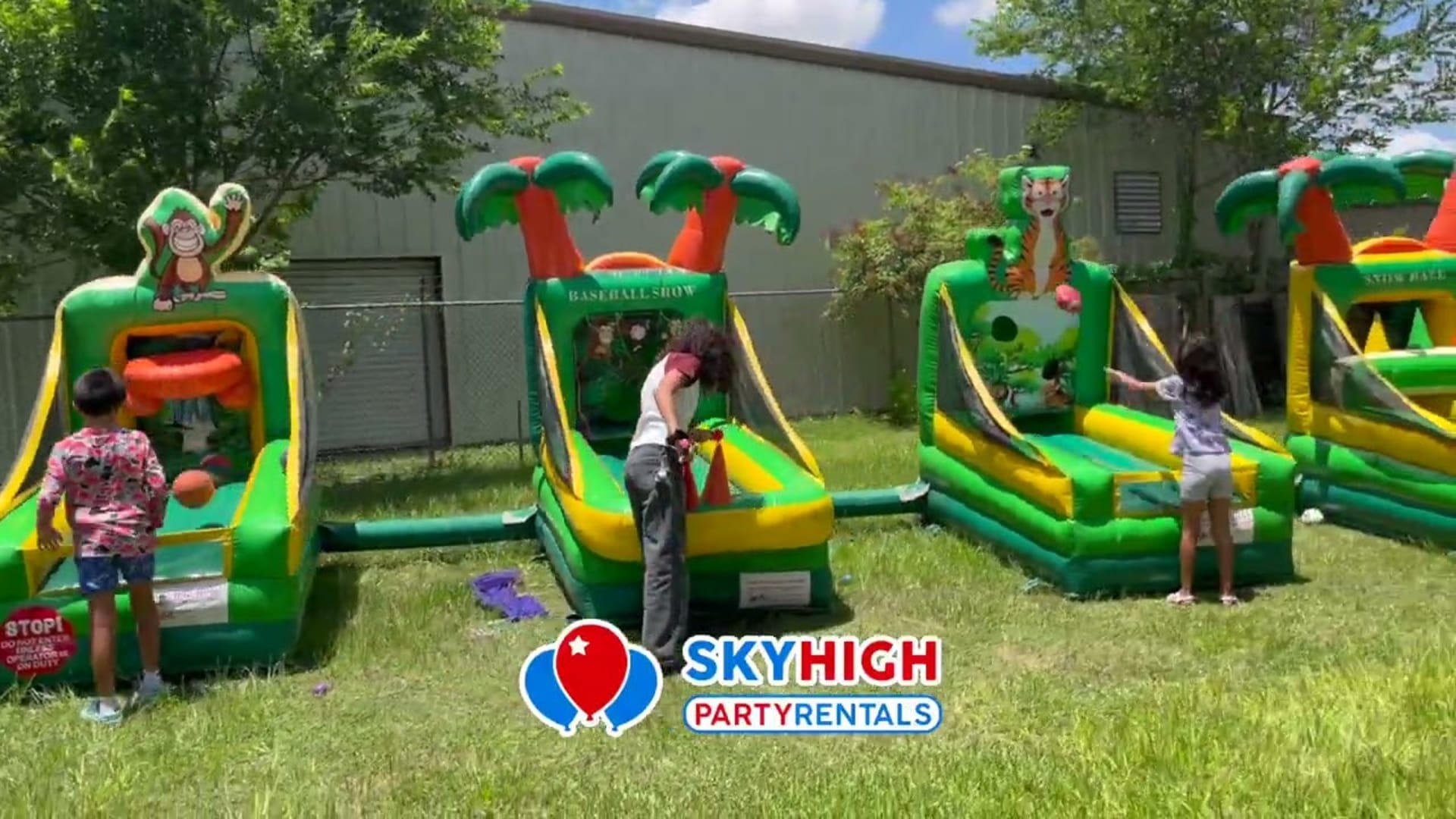 Tropical Luau Carnival Game Station - Video