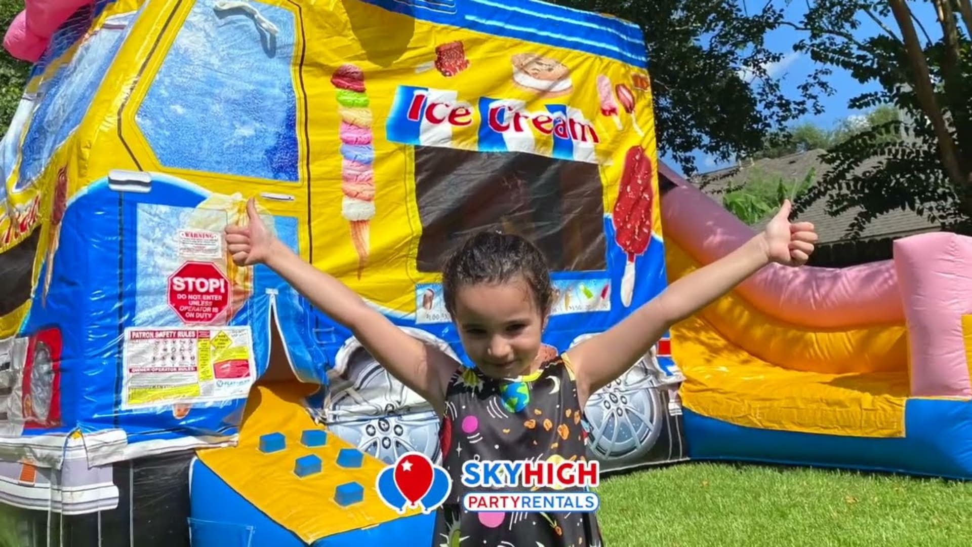 Ice Cream Truck Bounce House Combo - Video