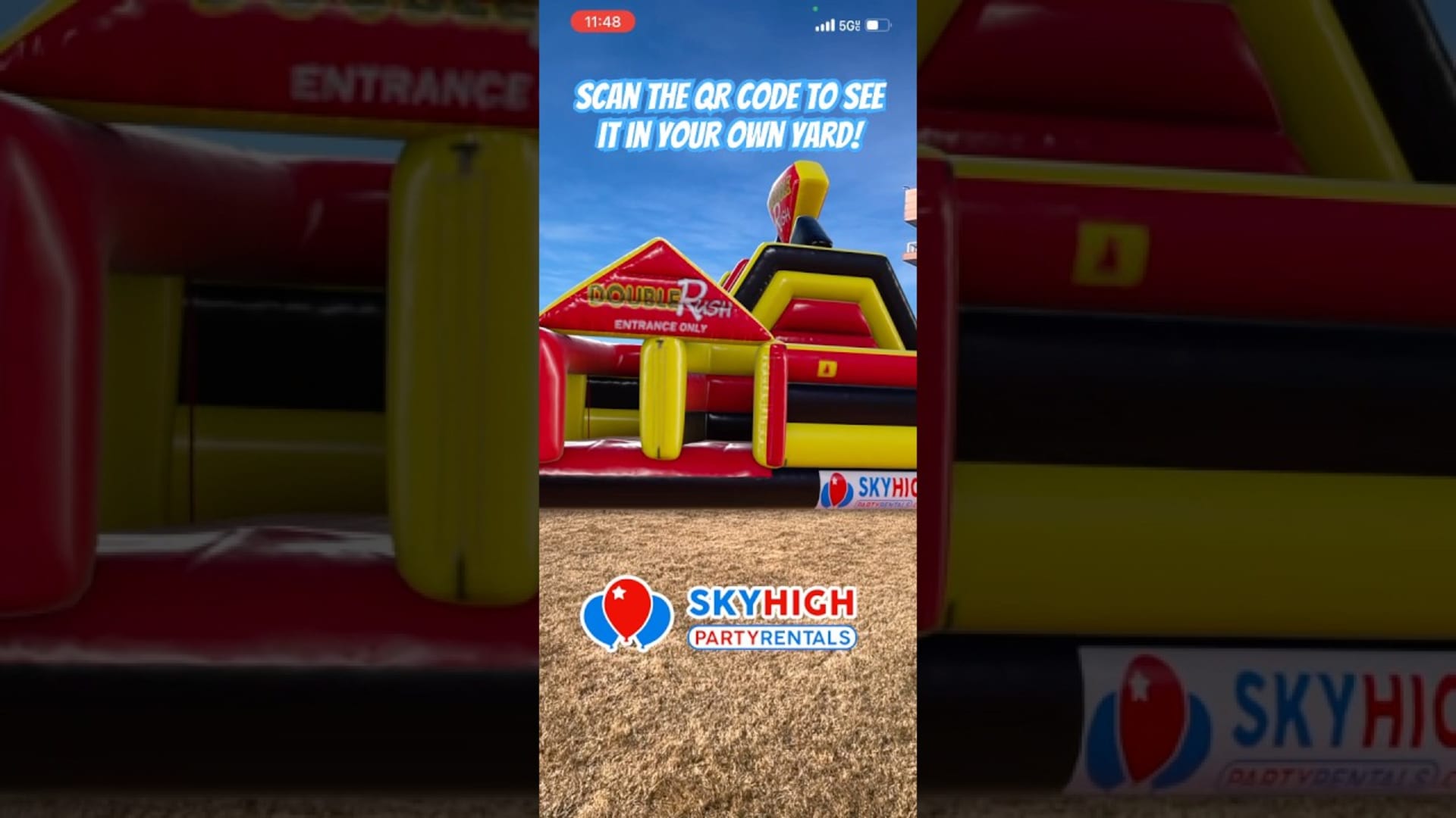 SkyHigh party rentals product featured video