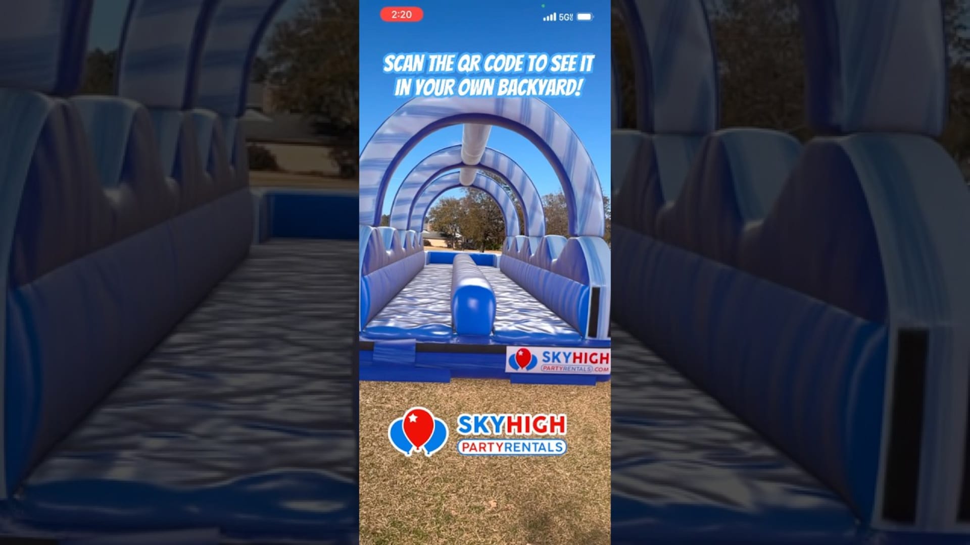 SkyHigh party rentals product featured video
