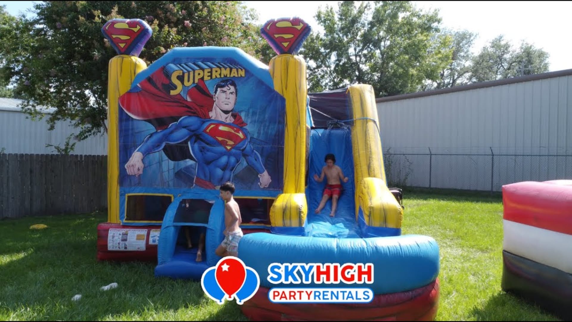Superman 6in1 Combo with Wet or Dry Slide - Video