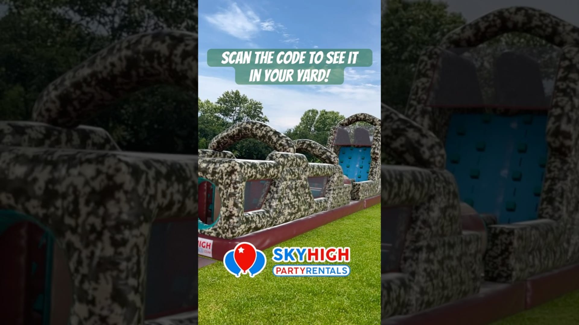 SkyHigh party rentals product featured video