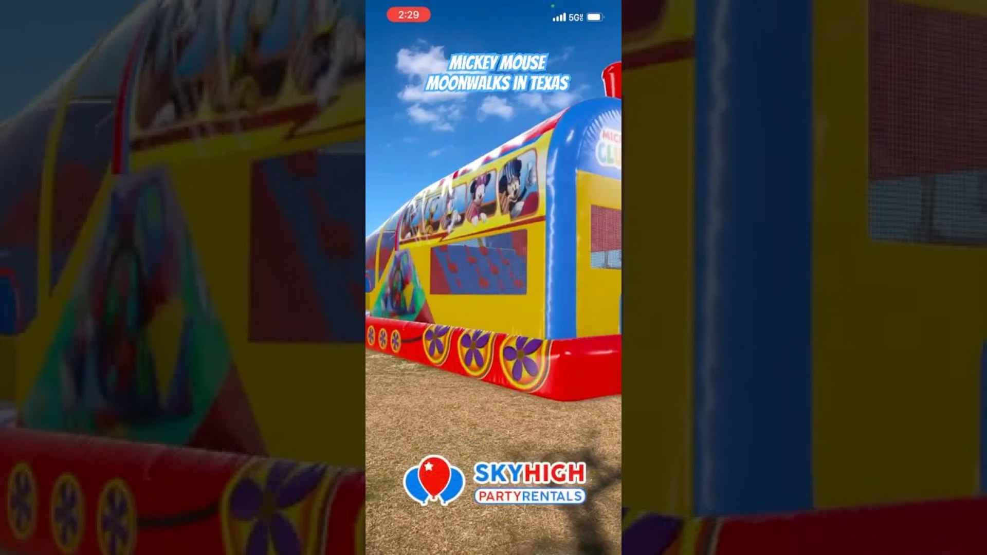 SkyHigh party rentals product featured video