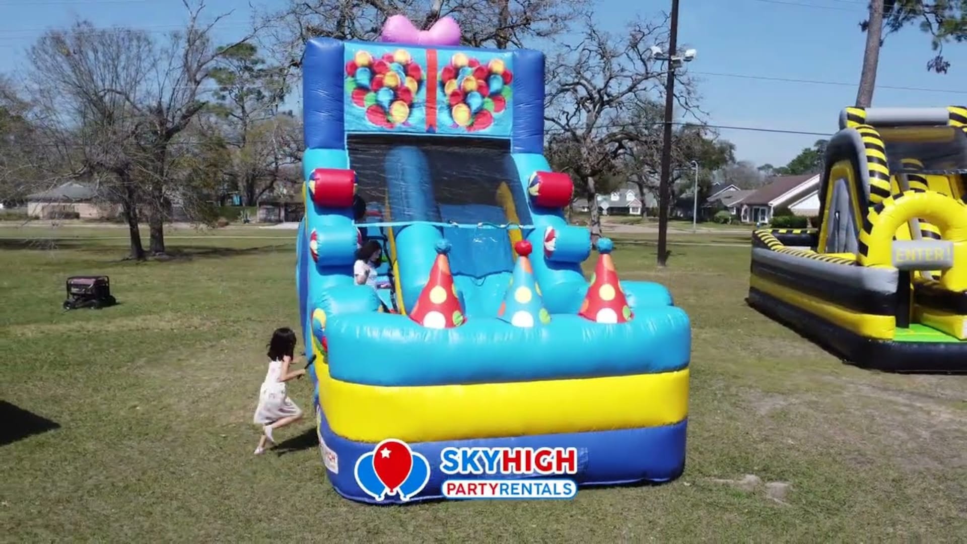 20ft Birthday Surprise Water Slide (Dry or Wet/Water Slide) - Video